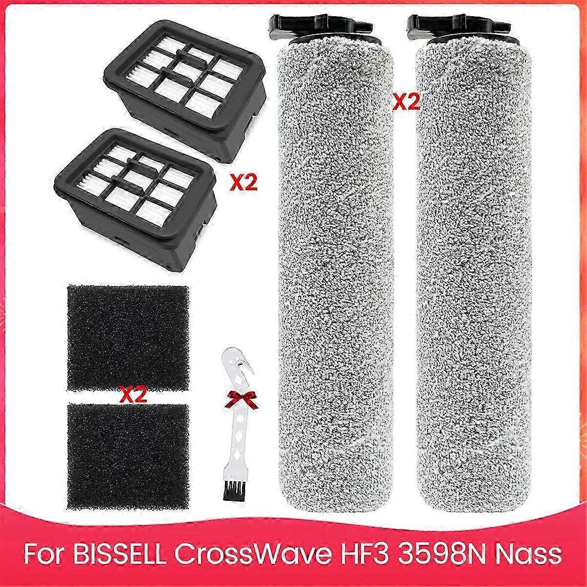Ersatzbürste Und Hepa-filter Für Nass-/trockensauger Modell Hf3 3598n