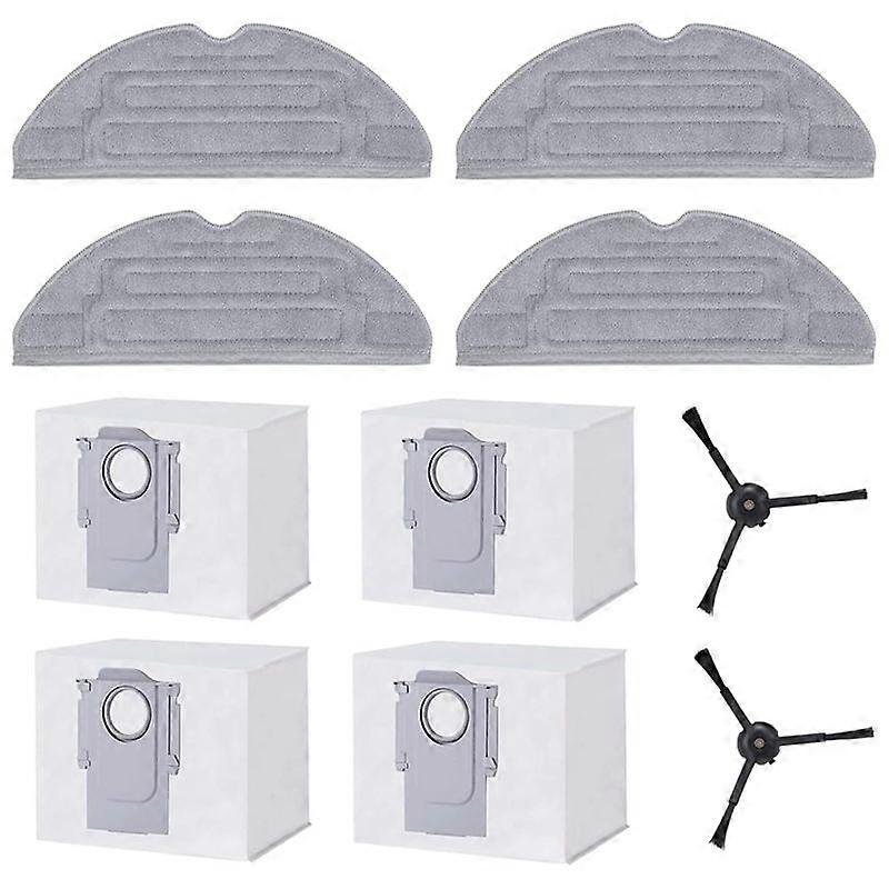 Set Mit 10 S8 Pro Ultra Zubehörteilen: Staubbeutel, Reinigungstücher, Wischmopps Und Seitenbürsten