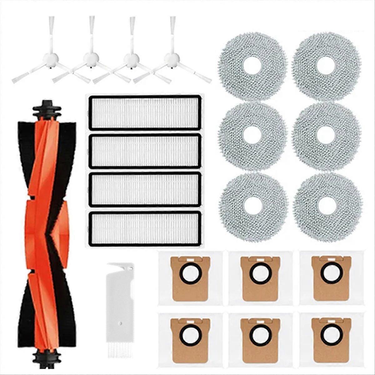Hauptseitenbürste Für Roboter, Hepa-filter, Mikrofaser-mopp, Staubbeutel, Komplettes Wartungsset, Ersatzteile, Effiziente Reinigung, Universelle Ersatzteile, Multifunktionspaket.
