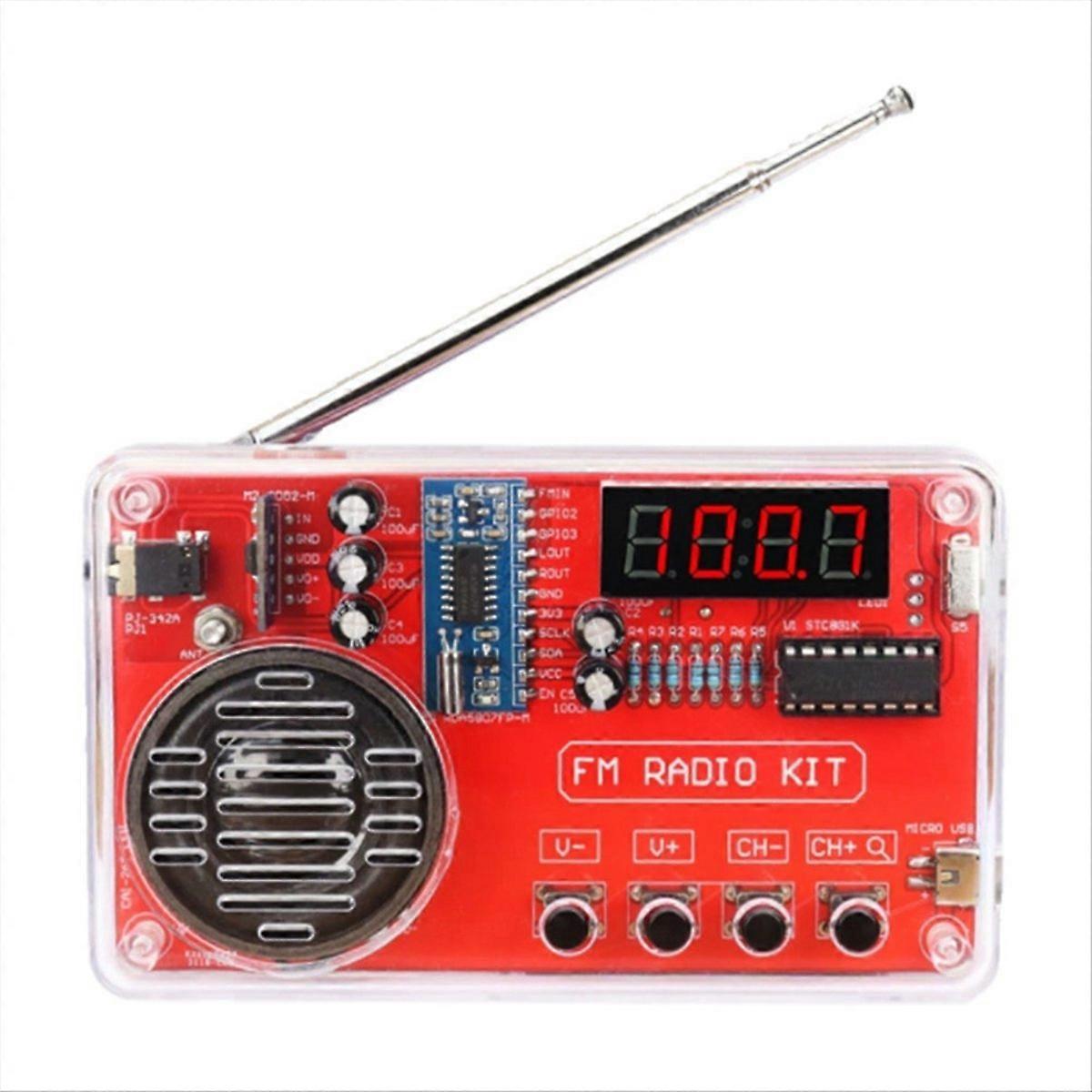 Diy-fm-radio-lötset, Elektronik Für Bildungszwecke, Praktischer Zusammenbau Für Anfänger, Tragbares Empfängermodul, Lötübung, Hochfrequenz-bausatz.