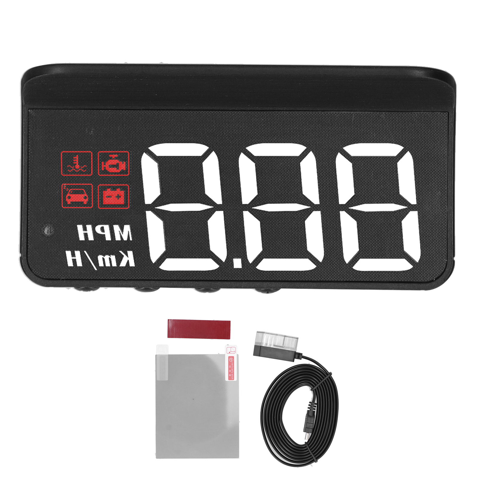 Obd2-head-up-display (hud) Mit Windschutzscheibenprojektor, Multifunktions-instrumentencluster Mit Müdigkeitswarnsystem