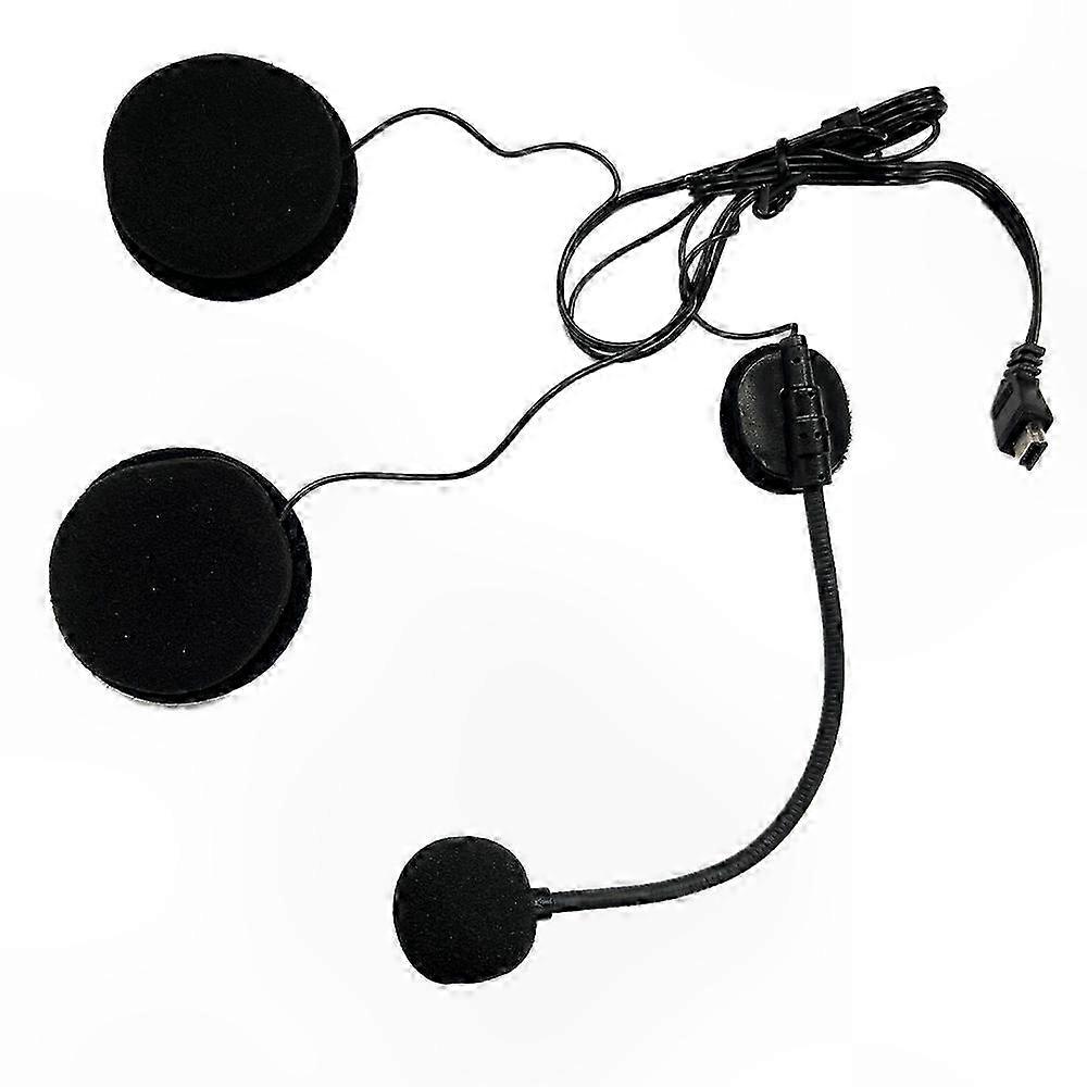 Motorrad-bluetooth-headset Mit Mikrofon Und Lautsprecher, Headset-set Für Offene Helme, Fahrzubehör, Freisprechfunktion, Integrierte Audioausgabe