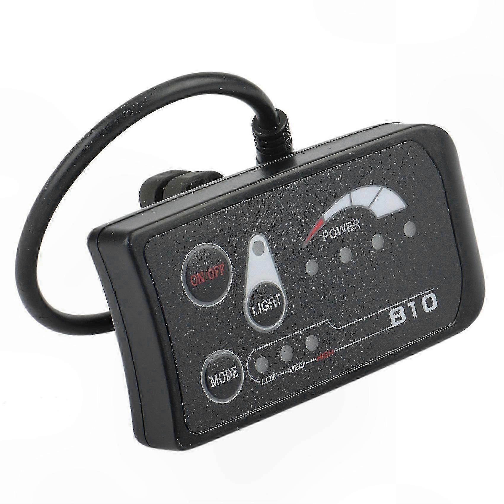 E-bike 810 Display Mit Anschlussmöglichkeiten Für Tachometer, Scheinwerfer Und Led-integration
