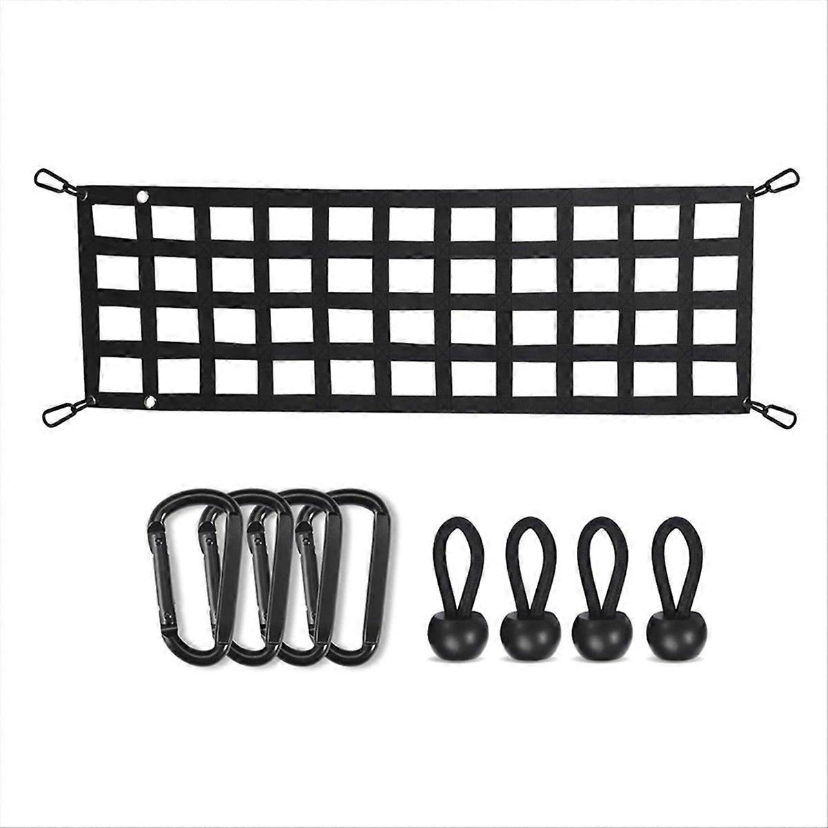 Elastisches Kofferraumnetz, Ladungssicherung Für Pick-ups, Sicherheitsnetz Zur Sicherung Von Gepäck Und Werkzeug