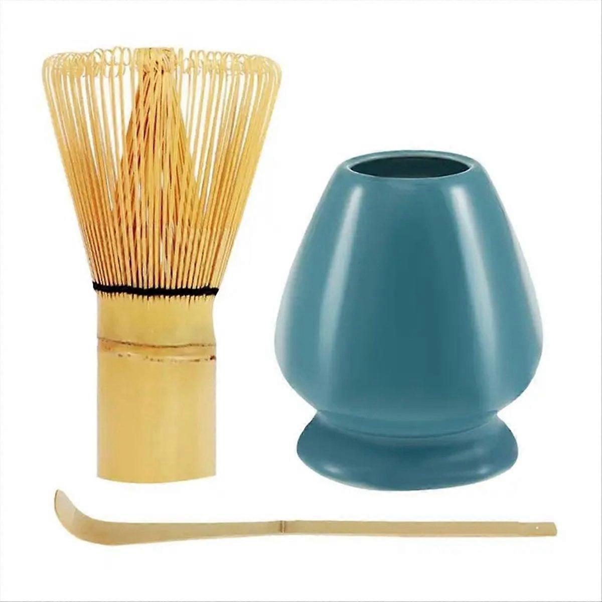 Japanisches Matcha-set Mit Natürlichem Bambusbesen, Teelöffel Und Zubehör Für Die Traditionelle Zeremonie