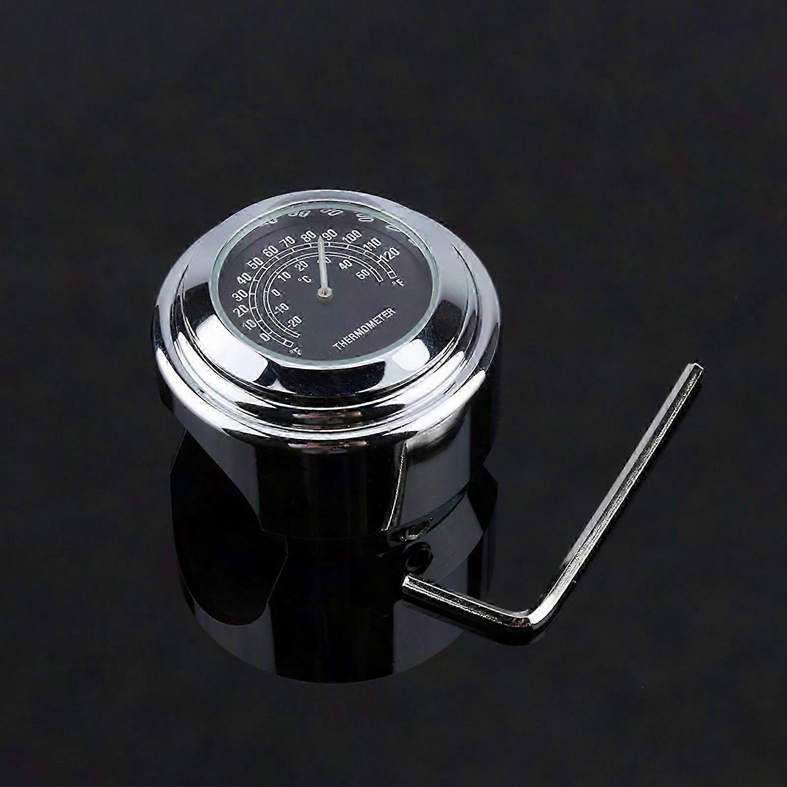 Motorrad-lenkerthermometer Aus Robuster Aluminiumlegierung, 7/8" Und 1" Durchmesser, Für Hochbelastbare Lenker, Präzise Messwerte, Ersatzteil