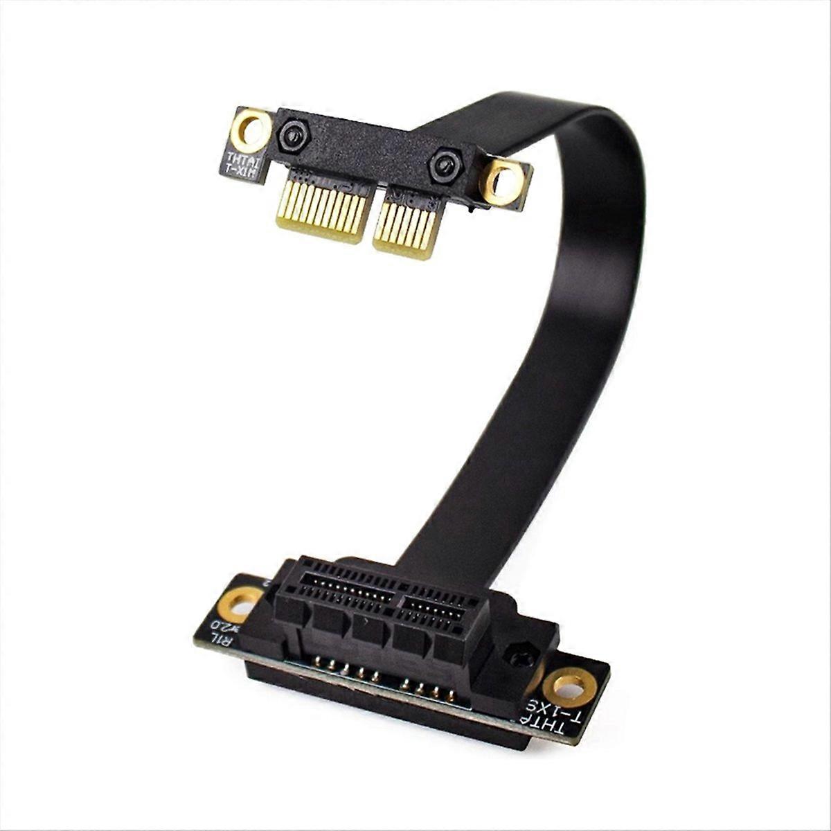 Pci-e 1x-verlängerungsadapter, Pci-express 3.0 Stecker Auf Buchse, Kompatibel Mit Grafikkarten, 1x Flexibles Verlängerungskabel, Riser-kabel Für Desktop-pcs, Hochgeschwindigkeits-konvertierungskit