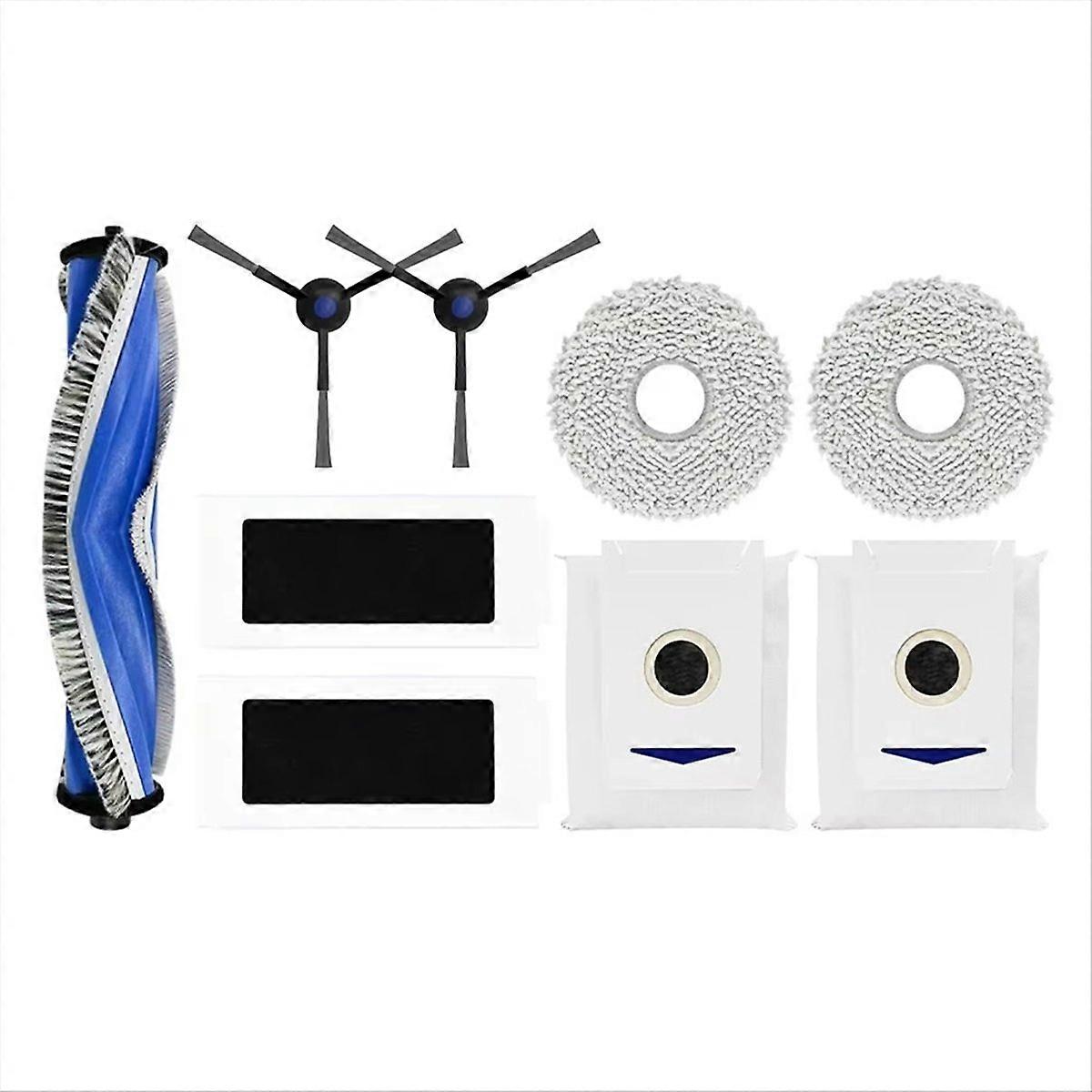 Set Aus 3 Seitenwalzen + Mittelbürste + Hepa-filter Für Den Debot T30 Pro Omni Saugroboter, Kompatible Ersatzteile, Effiziente Reinigung, Einfache Wartung, Komplettset.