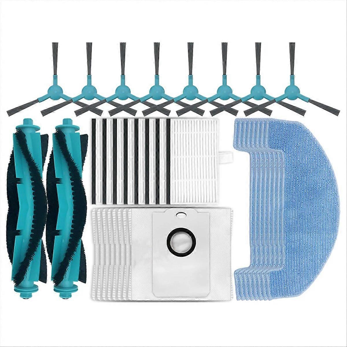 2499 Ultra Dampfreiniger: 4 Mikrofaser-wischpads, 2 Hepa-filter Und 2 Staubbeutel, Ersatzteile Für Die Bodenreinigung, 8-teiliges Set