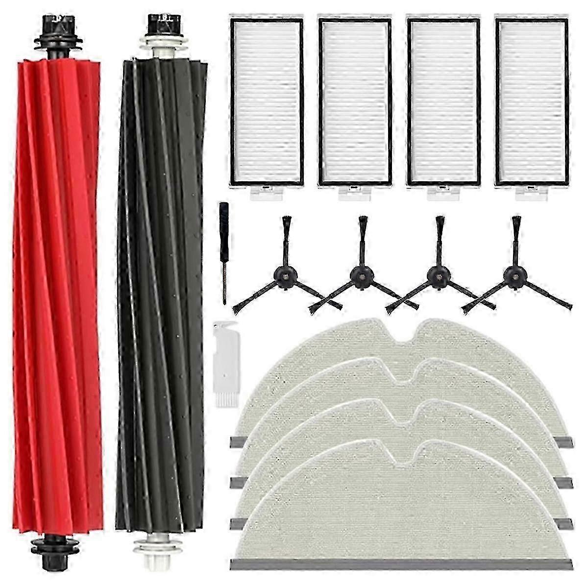 3-teiliges Zubehörset Für Saugroboter – Seitenbürste, Hepa-filter Und Wischmopp, Kompatibel Mit Q8 Max Und Q5 Pro, Ersatzset