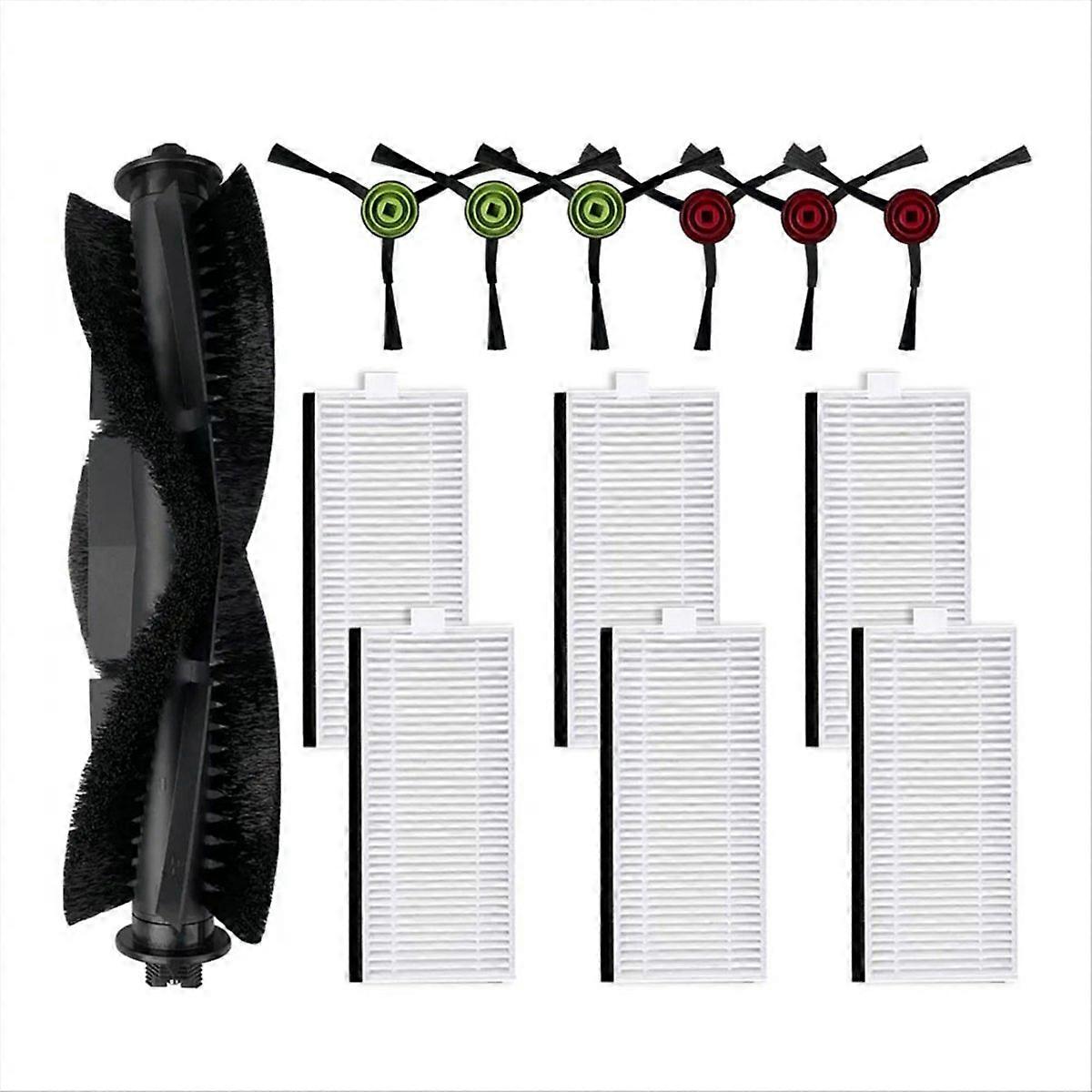 Set Mit 3 Hauptseitenbürsten + Hepa-filter Für Den Saugroboter Eternal 7490, Kompatible Ersatzteile, Effizientes Wartungszubehör