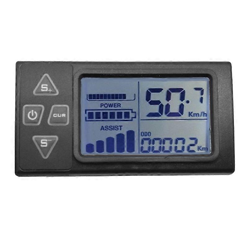 S861 Lcd-bildschirm 24v 36v 48v Fahrradcomputer, 5-pin Bldc-dashboard Für Bürstenlose Motoren, Digitalanzeige