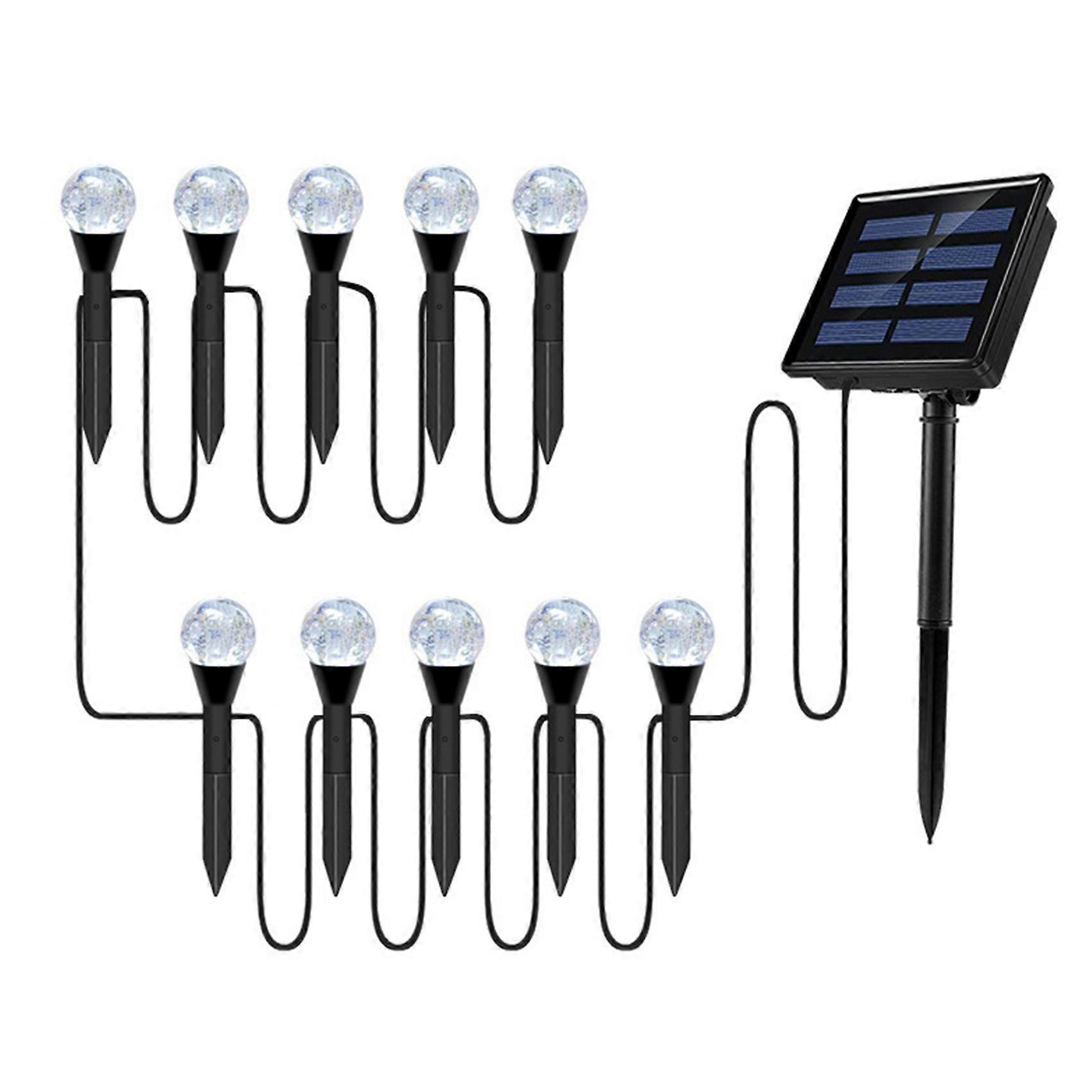 Solarbetriebener Led-außenstrahler, Gartenleuchte Für Einfahrt, Mauer Und Rasen, Wasserdichte Landschaftsbeleuchtung