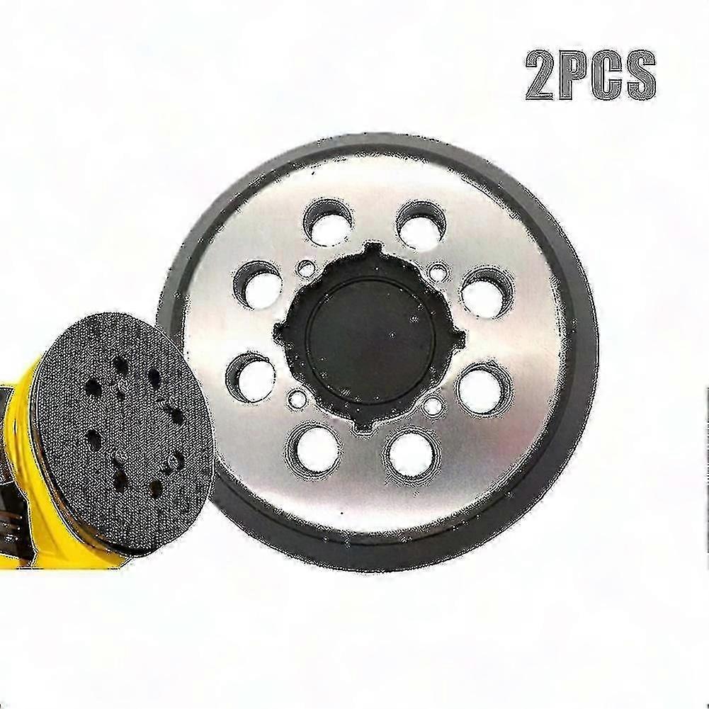 Set Mit 2 Dewalt 125-mm-schleifscheiben, 8 Löcher, Klettverschluss, Schleifscheibe Kompatibel Mit Dwe6421, Dwe6421k, Dwe6423, Schleifpad