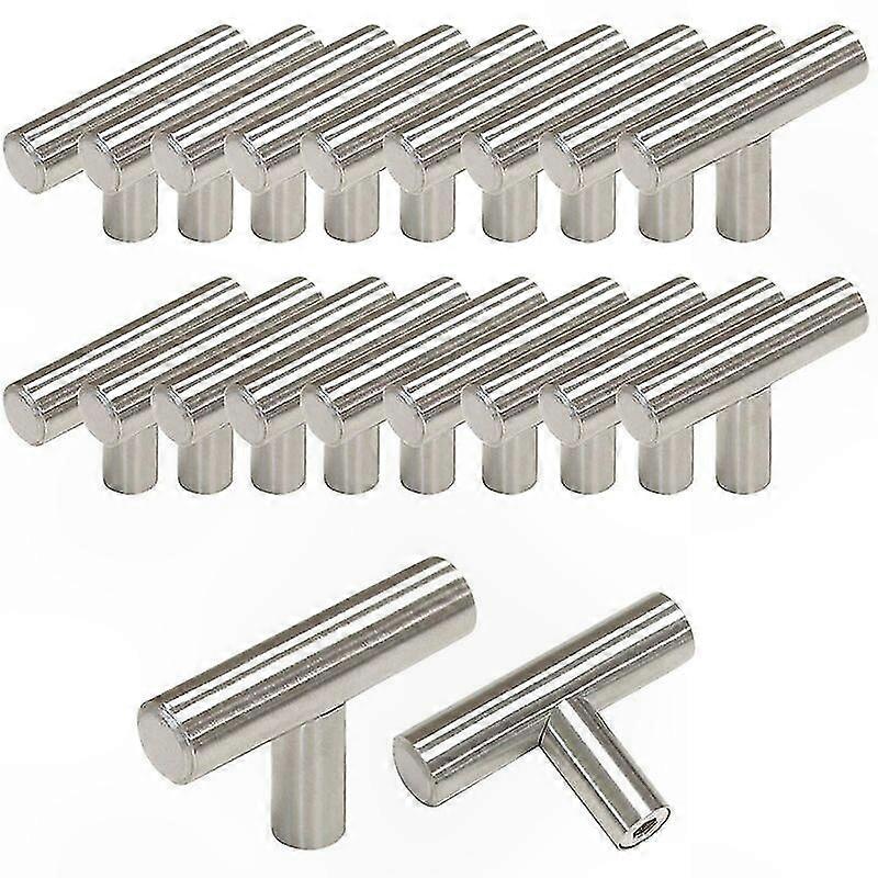 T-bar 50mm Möbelgriffe, 20er-packung Edelstahl-schubladenknöpfe Für Küchentüren Und Schränke