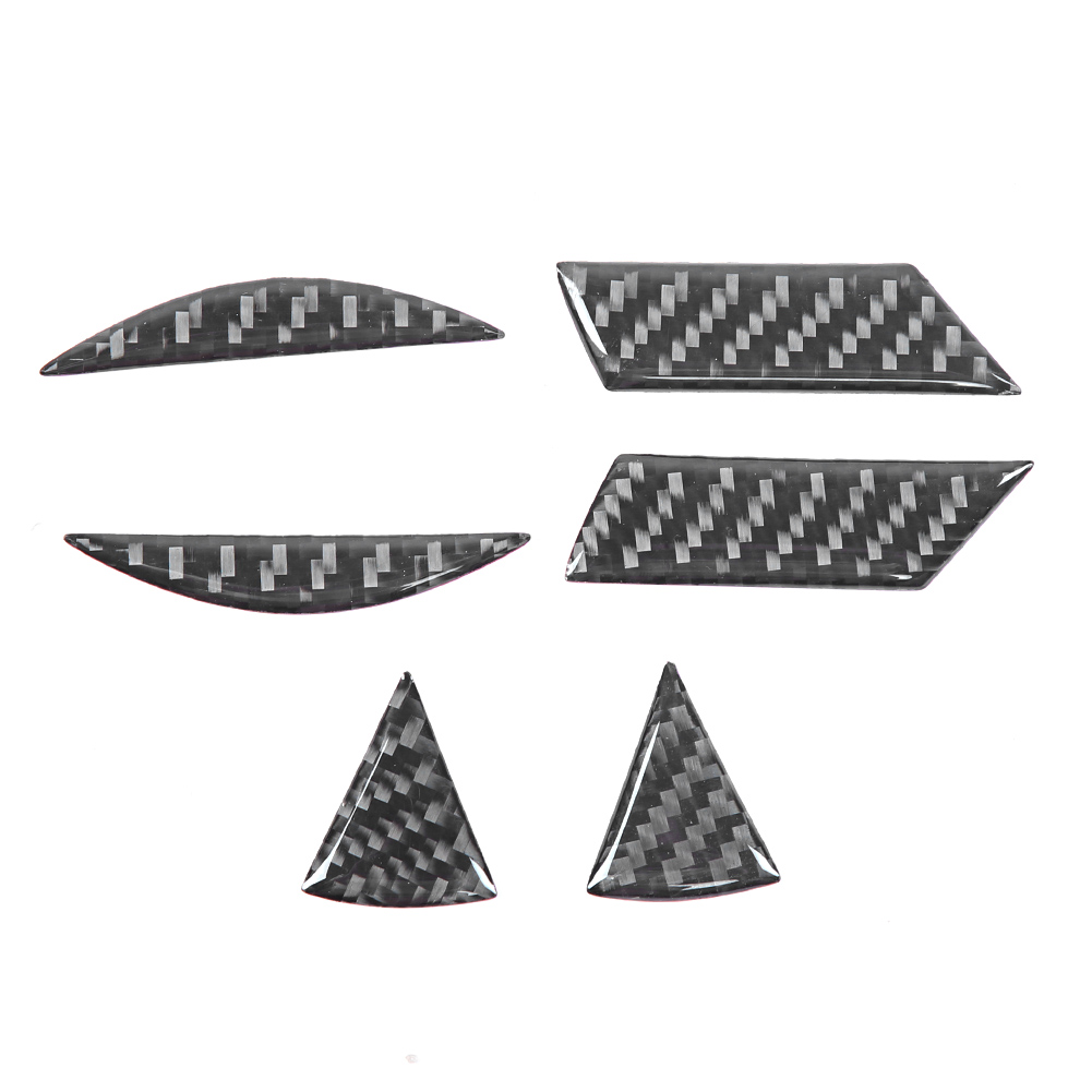 Set Mit 6 Carbonfaser-aufklebern Für Die Heckverkleidung, Kompatibel Mit Vw Touareg 2011-2018