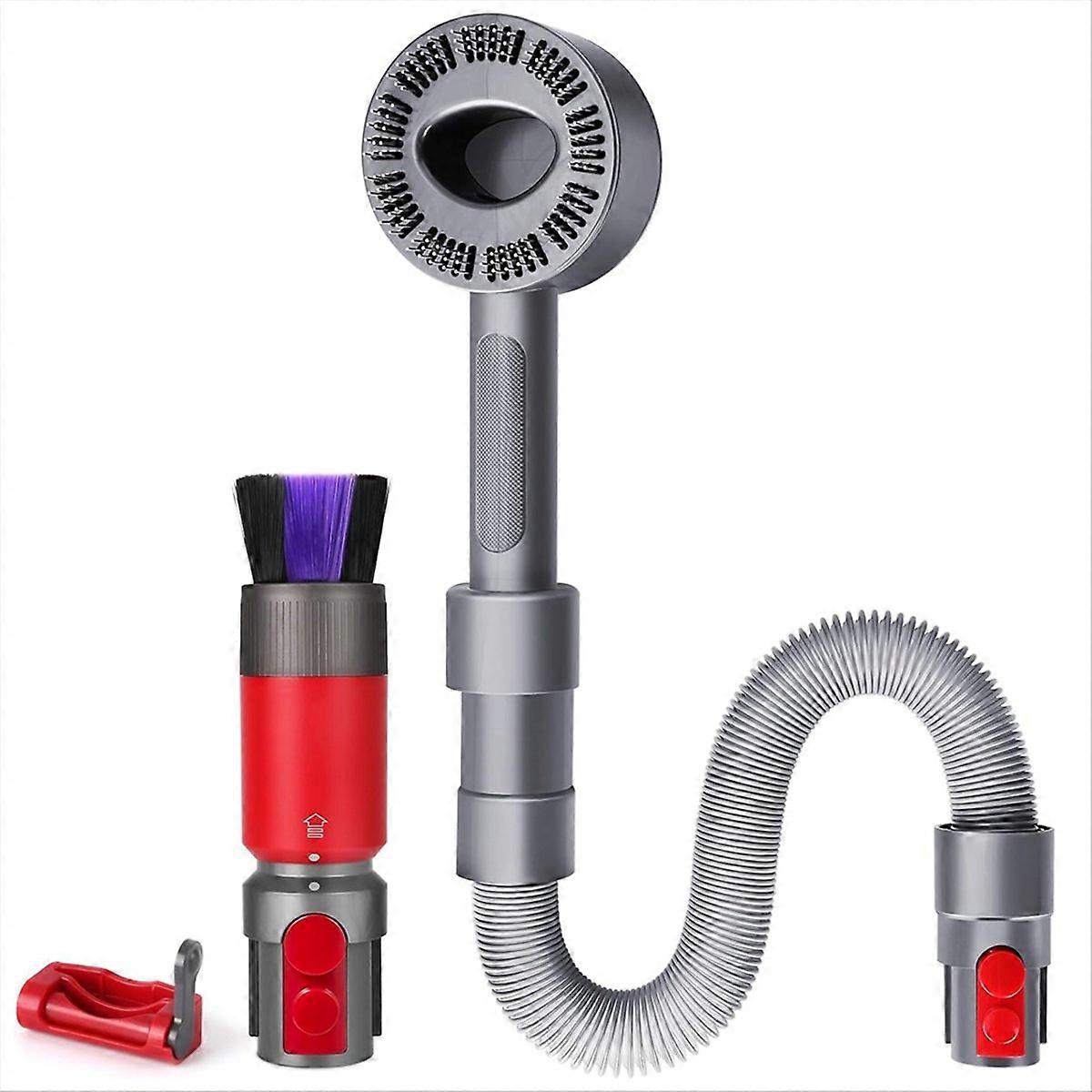 Pflegeset Für Staubsauger Der Modelle V7, V8, V10, V11 Und V15, Vielseitiges Reinigungszubehör, Fusselbürste, Geeignet Für Dyson-modelle, Komplettes 5-teiliges Set, Tierpflege-werkzeug.