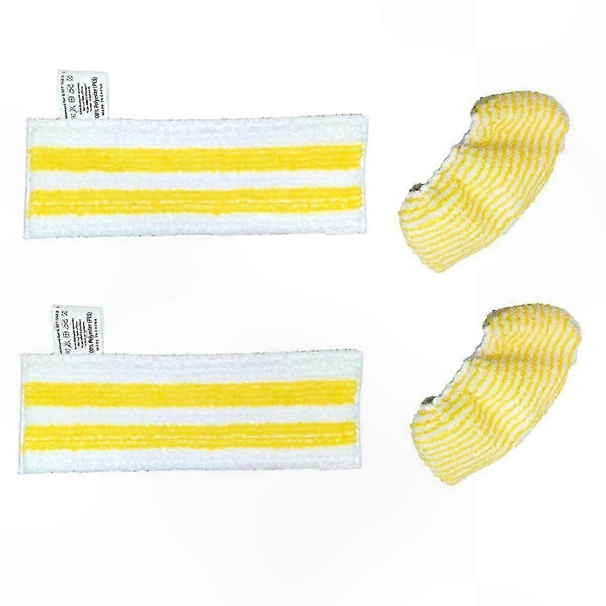 Mikrofasertücher Für Dampfmopps, Ersatztücher Kompatibel Mit Easyfix Sc2 Sc3 Sc4 Sc5, 4er-packung, Waschbar, Zur Verwendung Auf Böden Und Oberflächen.