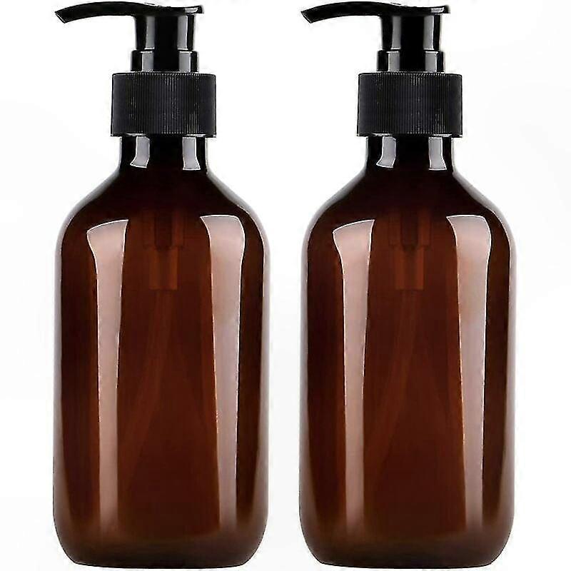 Nachfüllbare Kunststoff-spenderflaschen, 300 Ml, Mehrzweckpumpe Für Lotion, Seife, Shampoo, Küche Und Bad, 2er-pack.