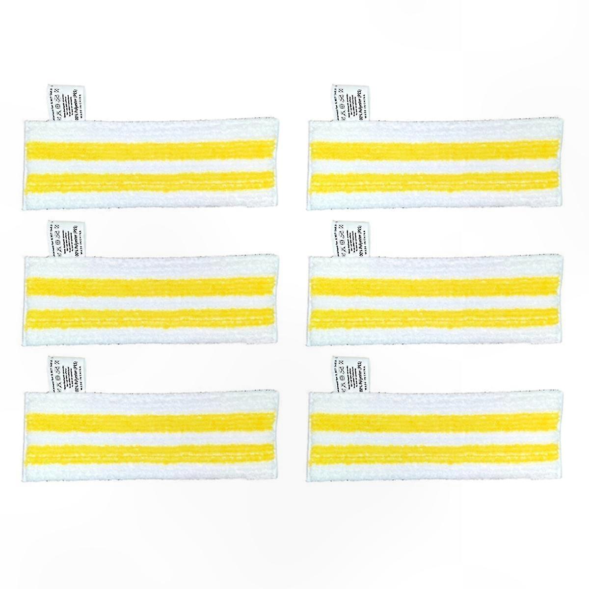 Packung Mit 6 Mikrofaserpads Für Easyfix Dampfmopps, Kompatibel Mit Sc-modellen, Wiederverwendbare Reinigungstücher, Ersatzzubehör Für Bodenreinigungspads.