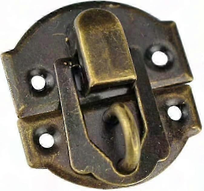 Set Mit 10 Antiken Vorhängeschlössern, Verschlüssen Und Riegeln Im Retro-stil Für Schubladen, Koffer Und Schmuckkästchen, Vintage-finish.