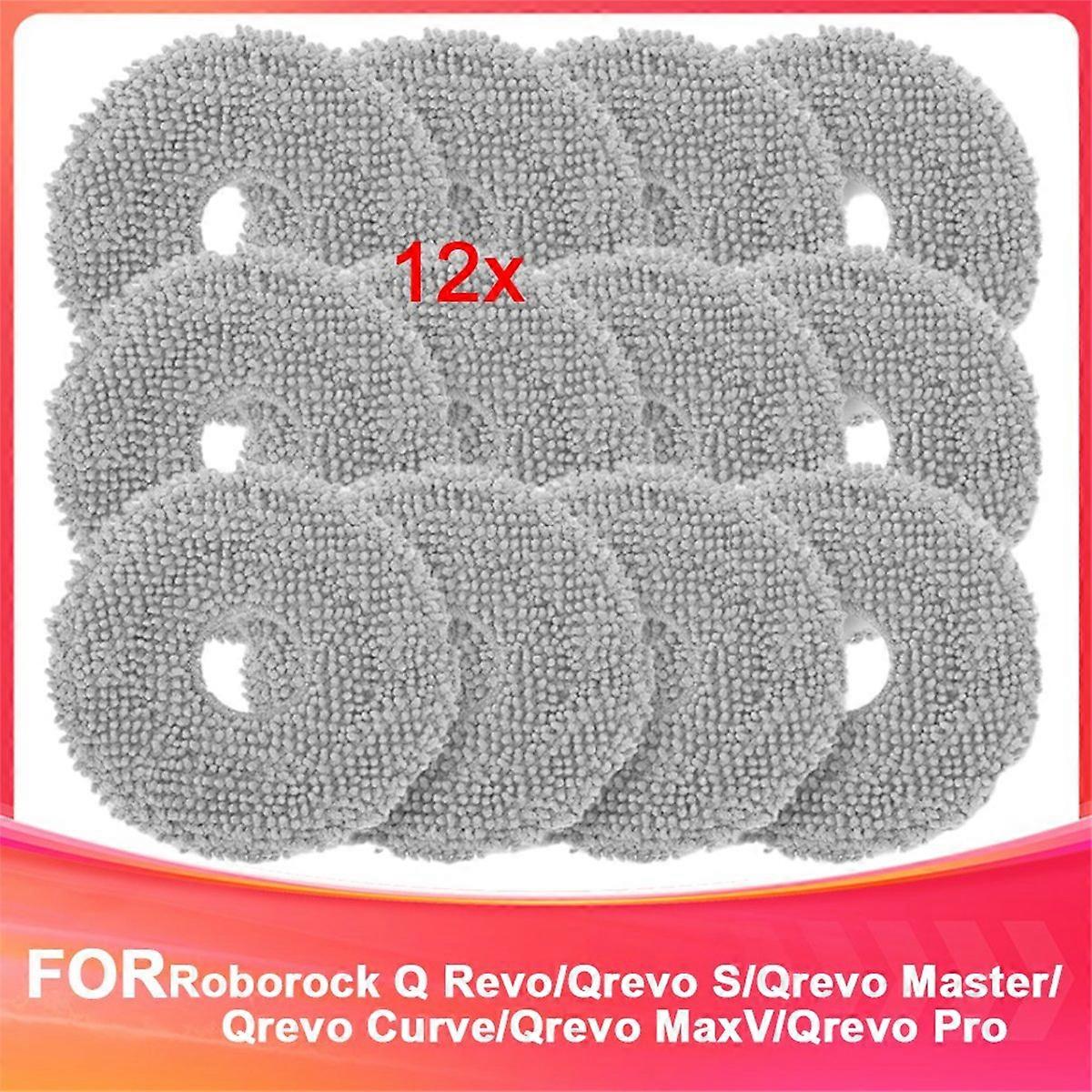 Austauschbares Waschtuch Für Die Roboter Q /qrevo S /qrevo Master, Packung Mit Waschbaren Wischmopps, Kompatibles Wartungszubehör, Effiziente Bodenreinigung, Originalersatzteil, Häufige Verwendung.