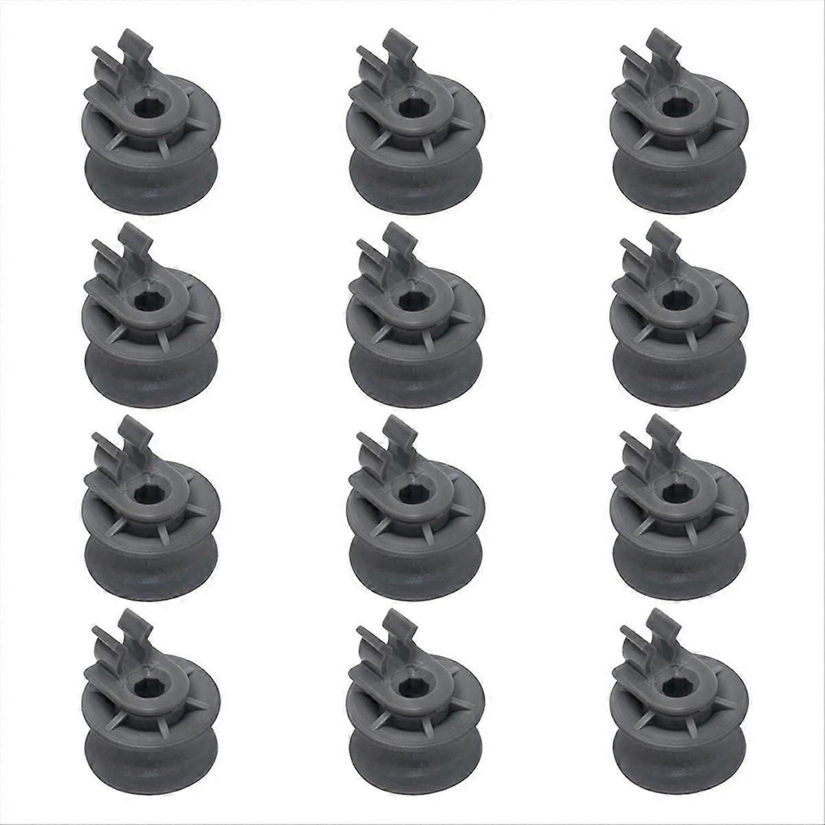 Packung Mit 12 Oberen Korbrollen 4581dd3002a Für Geschirrspüler, Nylon-ersatzteile, Einfacher Austausch, Kompatibel Mit Den Meisten Modellen.