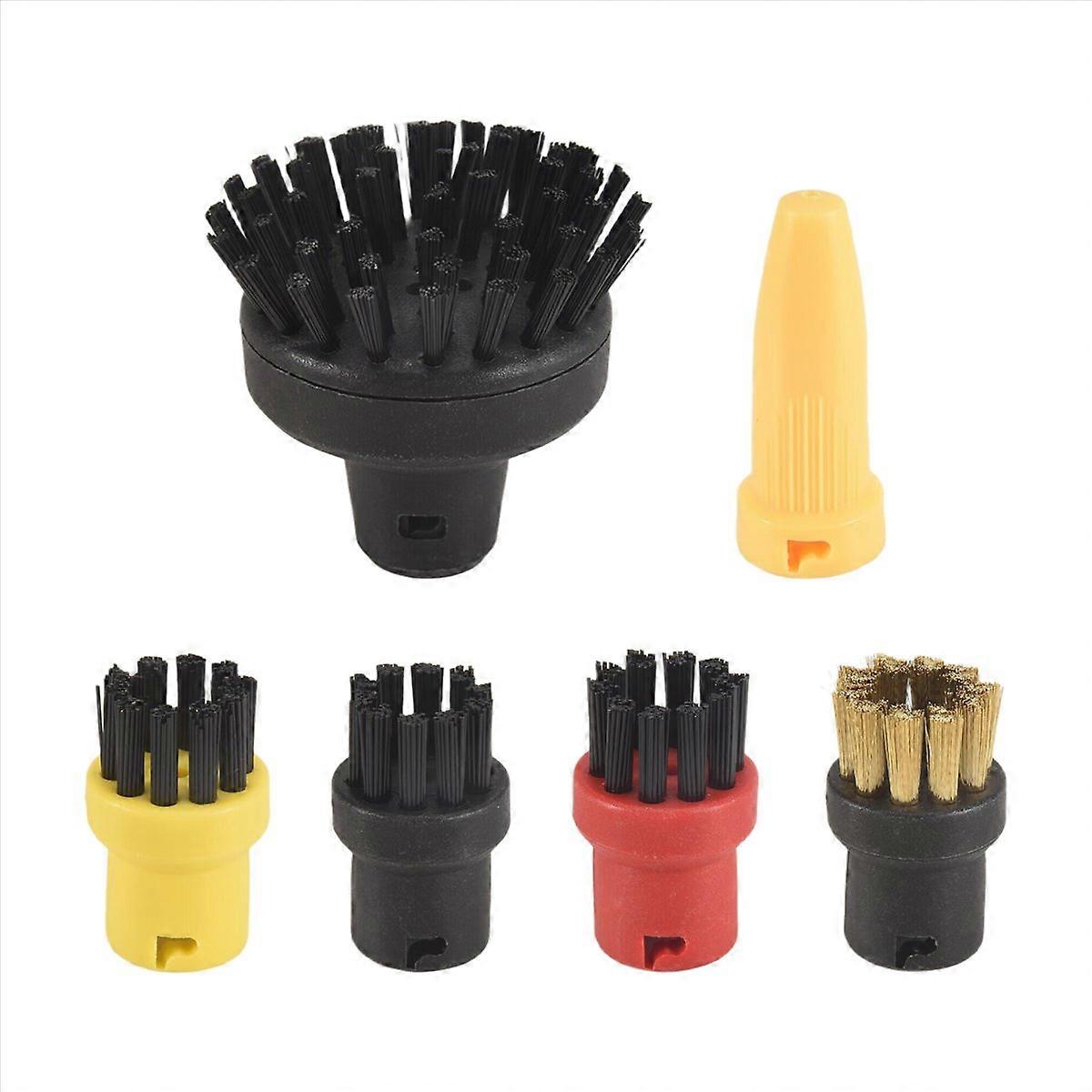 6-teiliges Zubehörset Für Dampfreiniger Sc1, Sc2, Sc3 Und Sc4, Ersatzteilset Kompatibel Mit Bürsten Und Düsen, Effektive Reinigung Von Glasoberflächen Und Fugen, Langlebiges Zubehör Für Dampfgeräte