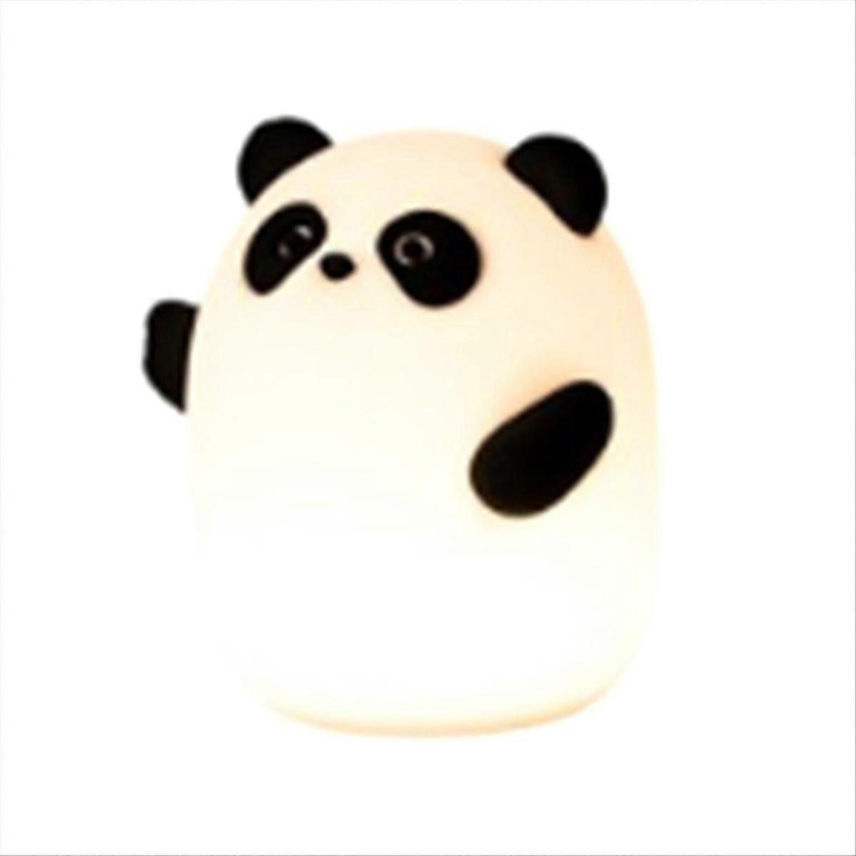 Panda-nachtlicht Aus Lebensmittelechtem Silikon, 3 Helligkeitsstufen, Sanfte Schlafzimmerdekoration, Nachtlicht Für Kinder Und Erwachsene, Tragbar Und Leicht Zu Reinigen