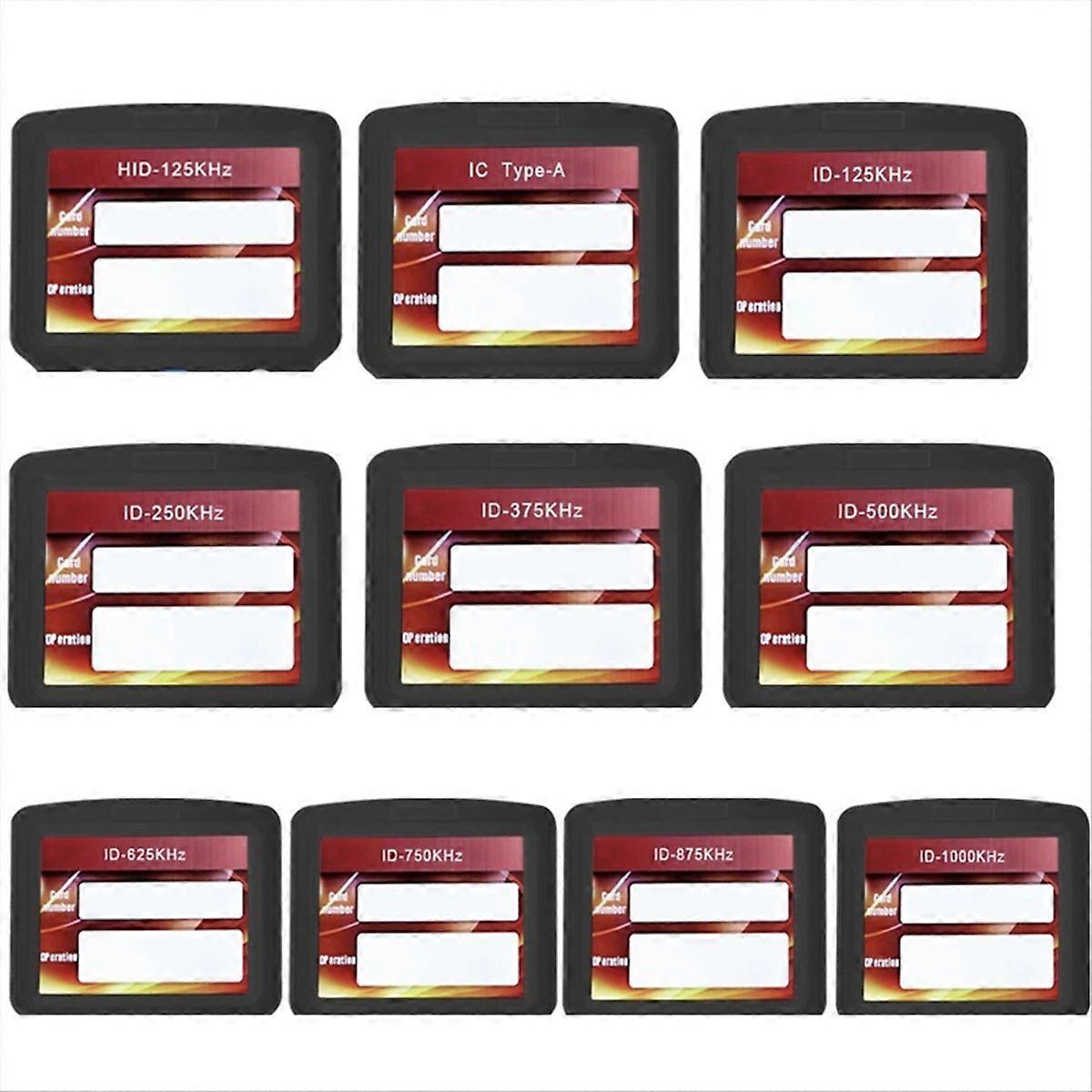 10-frequenz-nfc-rfid-lesegerät/schreiber Mit Duplikator Und 5 Cuid-schlüsselanhängern Zum Kopieren Von Karten