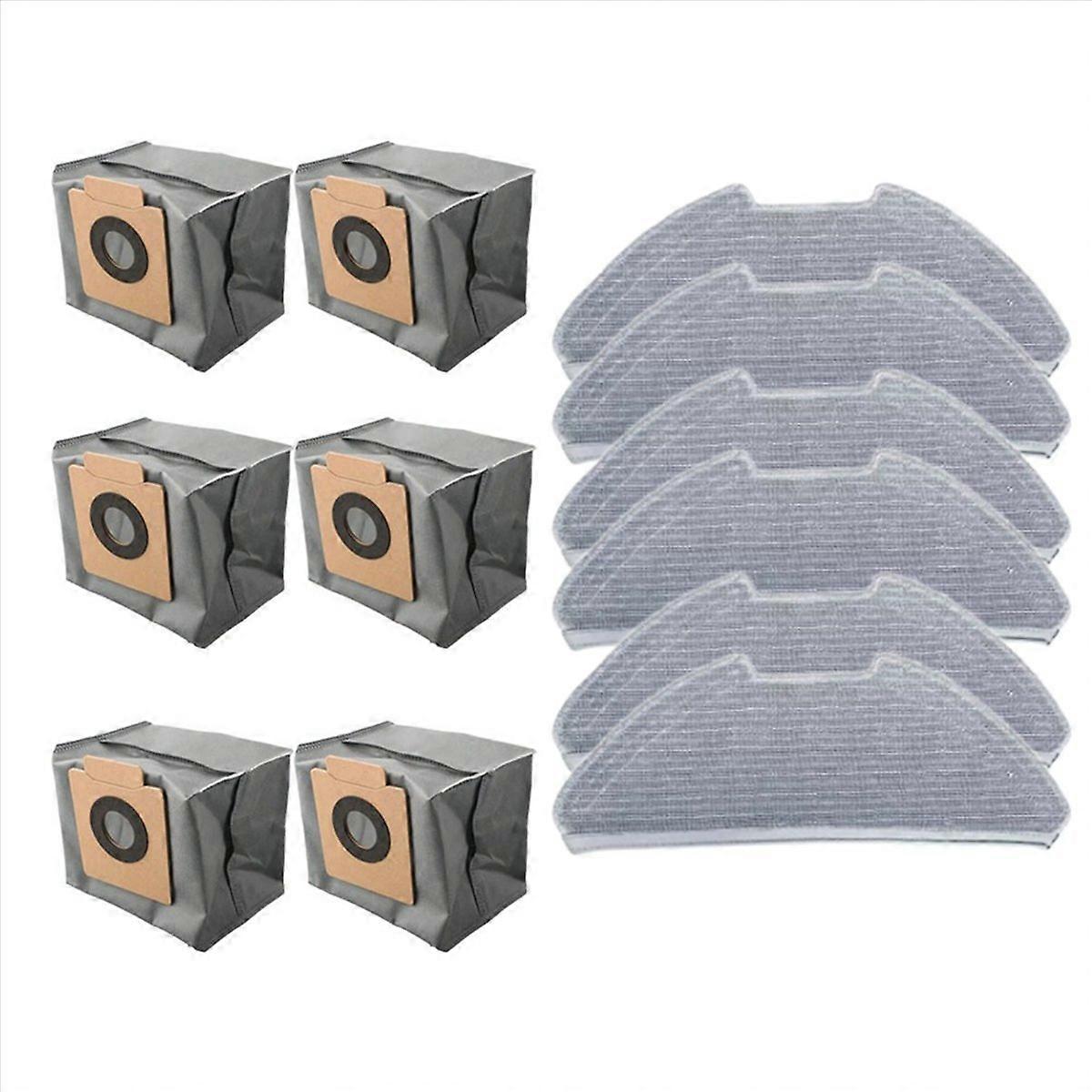 Ersatzwaschtücher Und Staubbeutel Für Den X8 Pro Saugroboter, Ersatzteile, Reinigungsset, Wartungszubehör, Einfacher Austausch, Hohe Effizienz, Für Hartböden Und Teppiche.