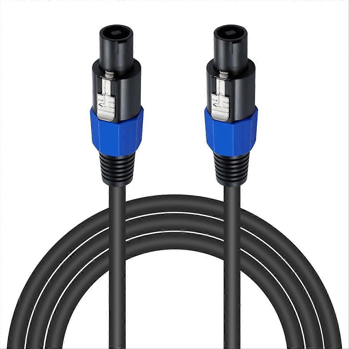 6 Fuß Langes 18 Awg Speakon-kabel, Professionelle Audio-verbindung (stecker Auf Stecker) Für Lautsprecher, Zuverlässige Verbindung, 1 Paar, Für Bühnen- Und Beschallungssysteme.