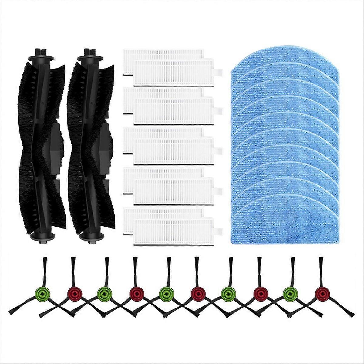 Set Mit 2 Seitenbürsten Und Hepa-filter Für Den Saugroboter V3, Ersatzteile, Effiziente Reinigung, Kompatibel Mit Modell V3, Zubehör Für Automatische Kehrmaschinen