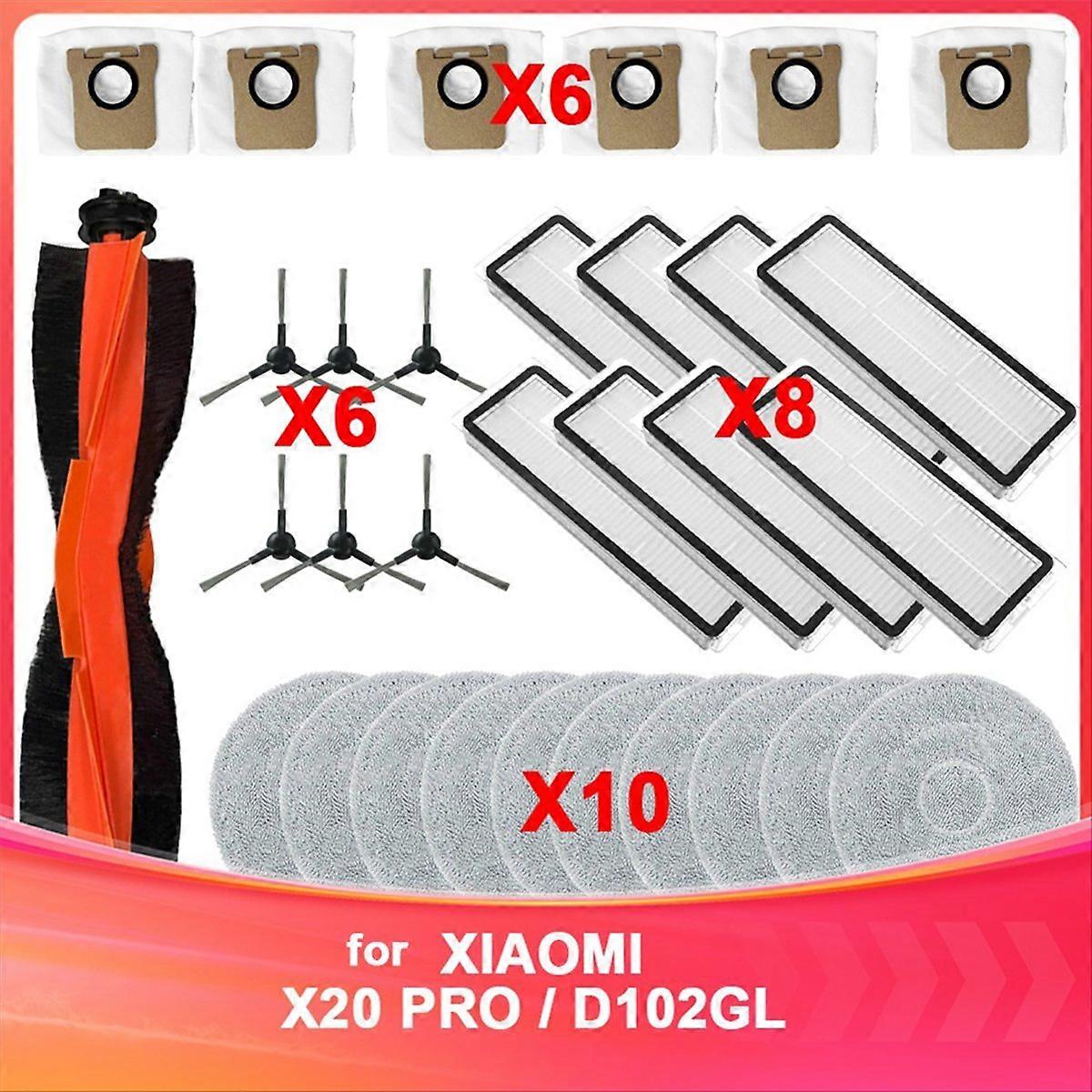 Reinigung Für X20 Pro / D102gl Saugroboter – Ersatzteile, Wartungszubehör Für Automatische Saugroboter, Kompatibles Set, Einfache Wartung, Für Den Hausgebrauch