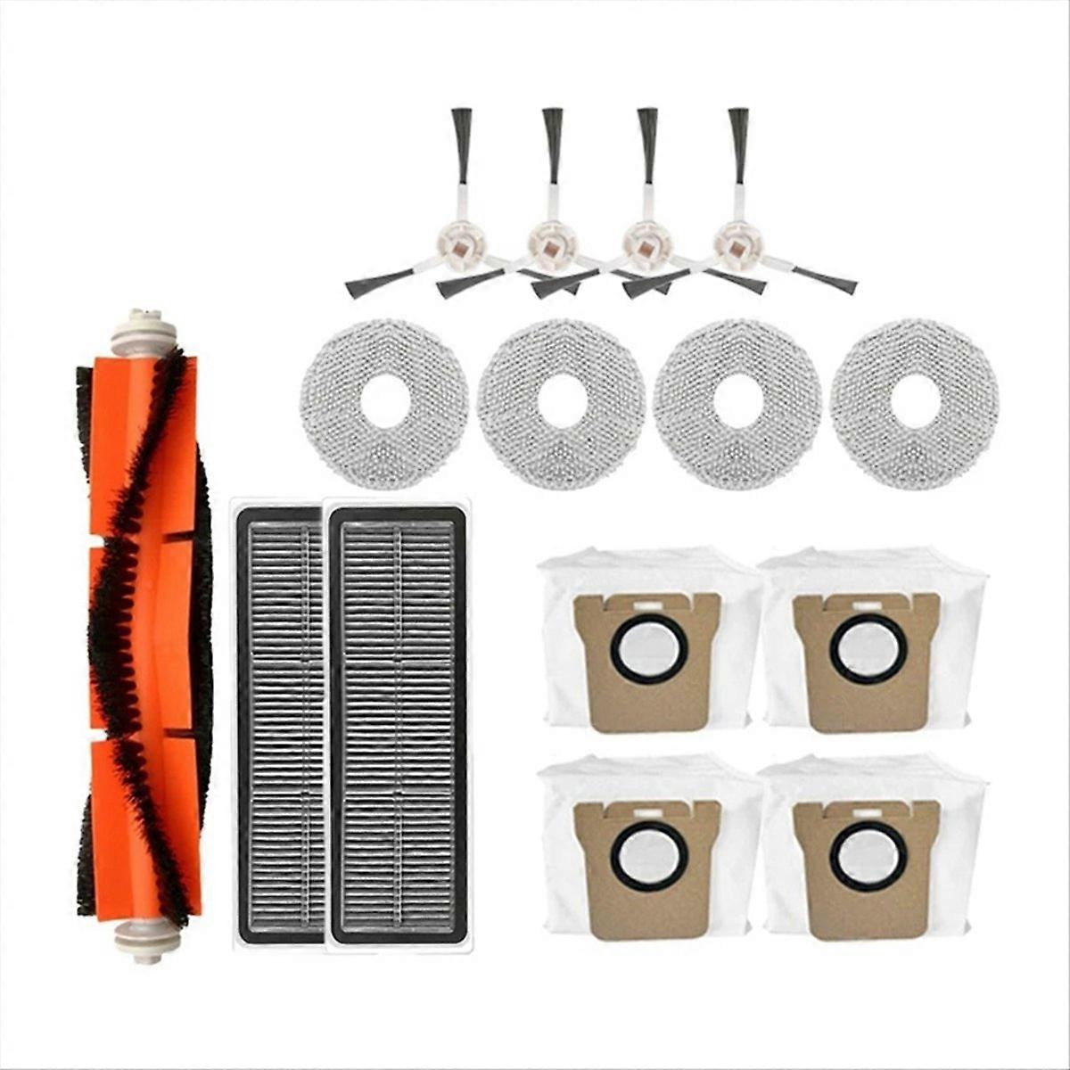 Hauptrotationsbürste Für Saugroboter, Hepa-filter, Wischmopp Und Staubbeutel, Kompatible Ersatzteile, Komplettset