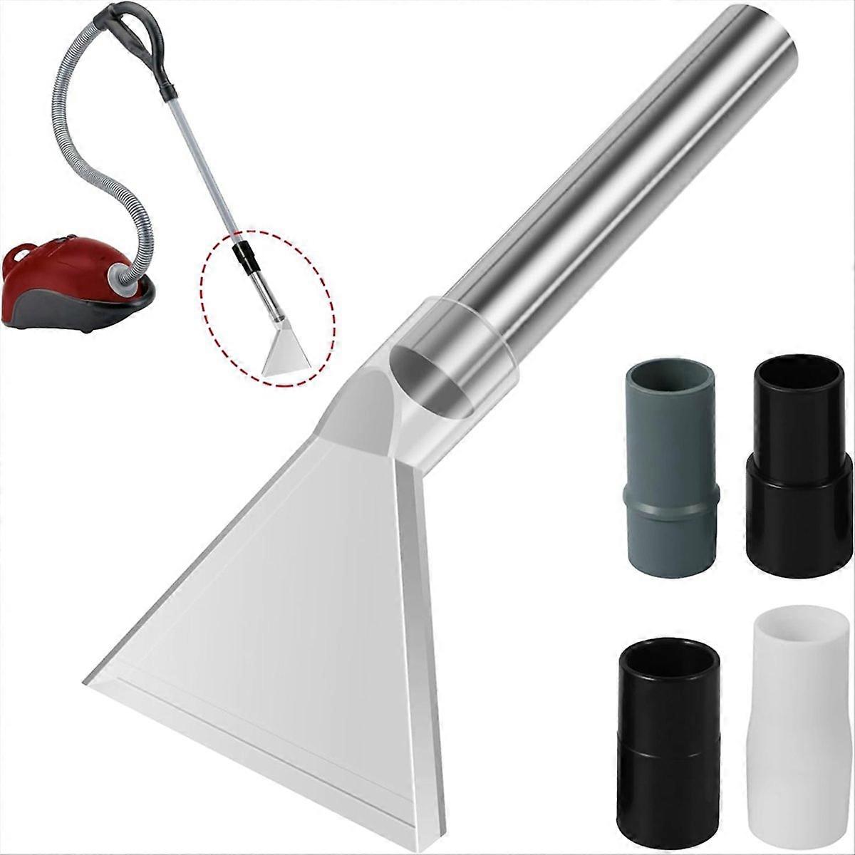 Staubsauger-saugdüse Mit 4 Adaptern, Bodenreinigungsdüse, Universalzubehör, Kompatibel Mit 32-35 Mm Schläuchen, Ideal Für Kanister- Und Stielstaubsauger, 4er-packung, Schwarz.