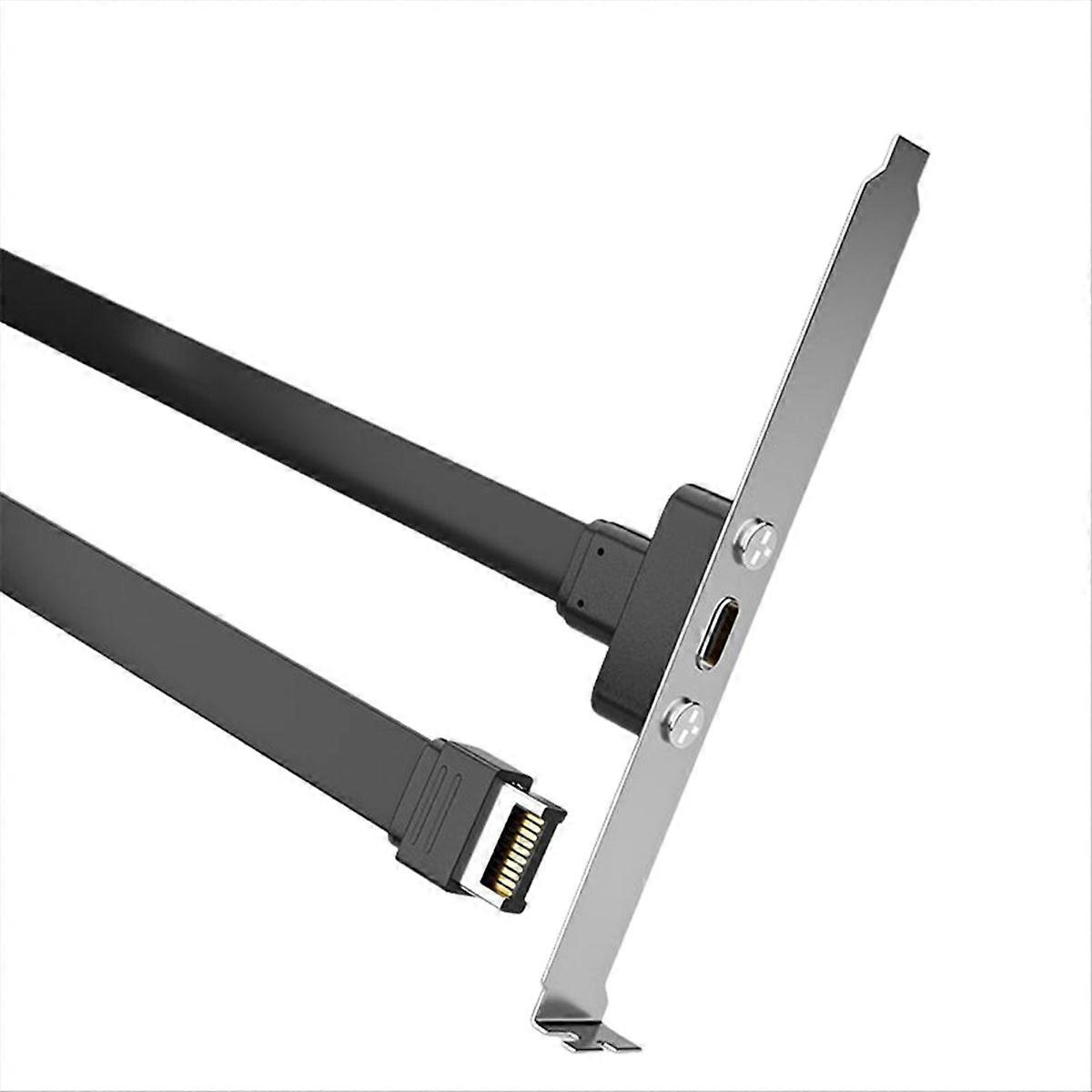 Usb 3.1 Lautsprecherkabel Typ-e Auf Typ-c Für Pc-gehäusefrontblende, 50 Cm Länge, Mainboard-zu-gehäuse-anschluss