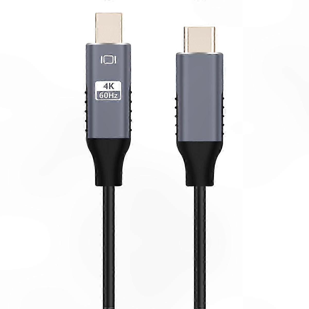 Usb-c-auf-mini-displayport-4k-adapterkabel, Typ-c-auf-mini-dp-videoanschluss Für Monitor, Hochauflösendes Verbindungskabel