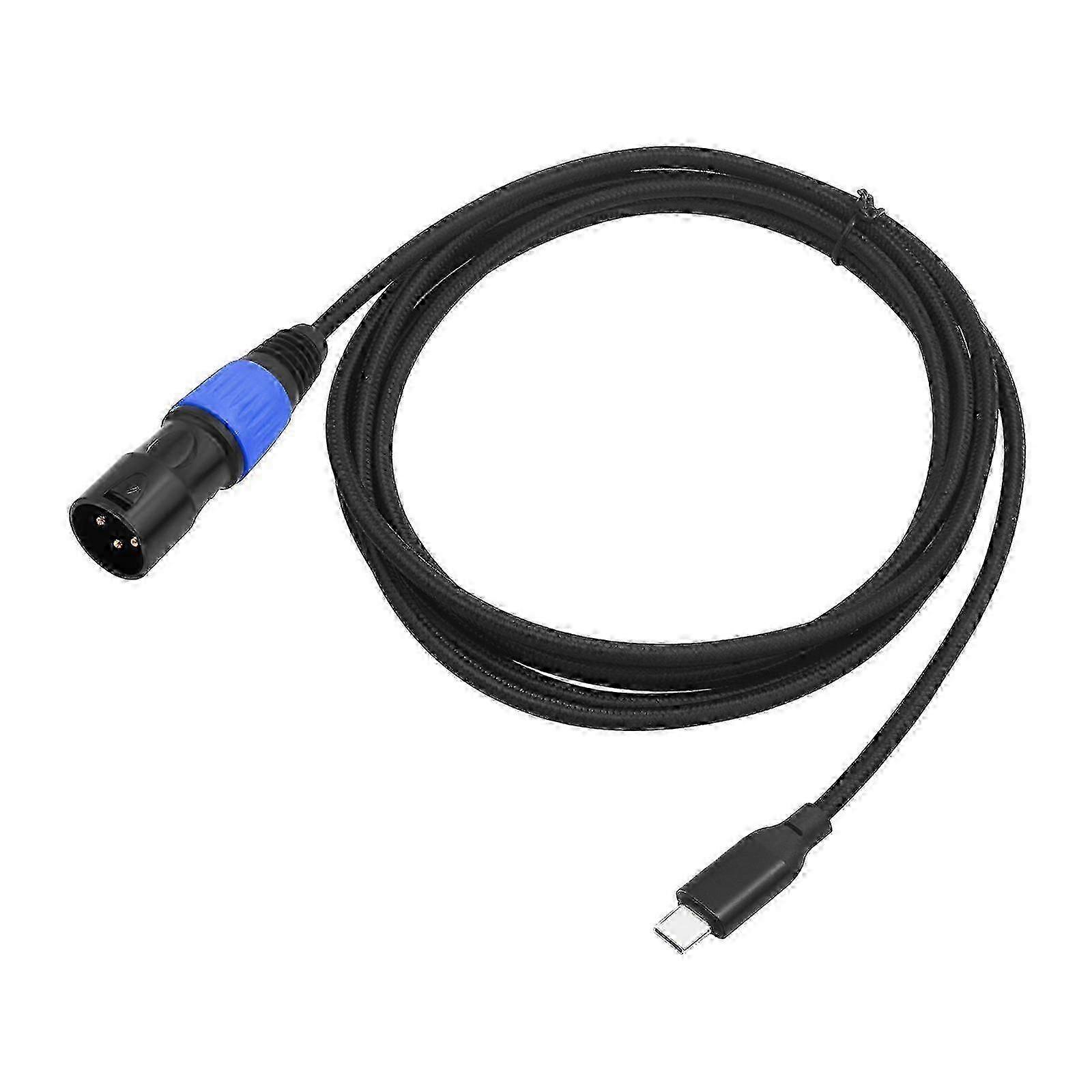 Usb-c-auf-xlr-stecker-kabel, Zinklegierungsstecker Für Studiomischer Und Aufnahmegeräte