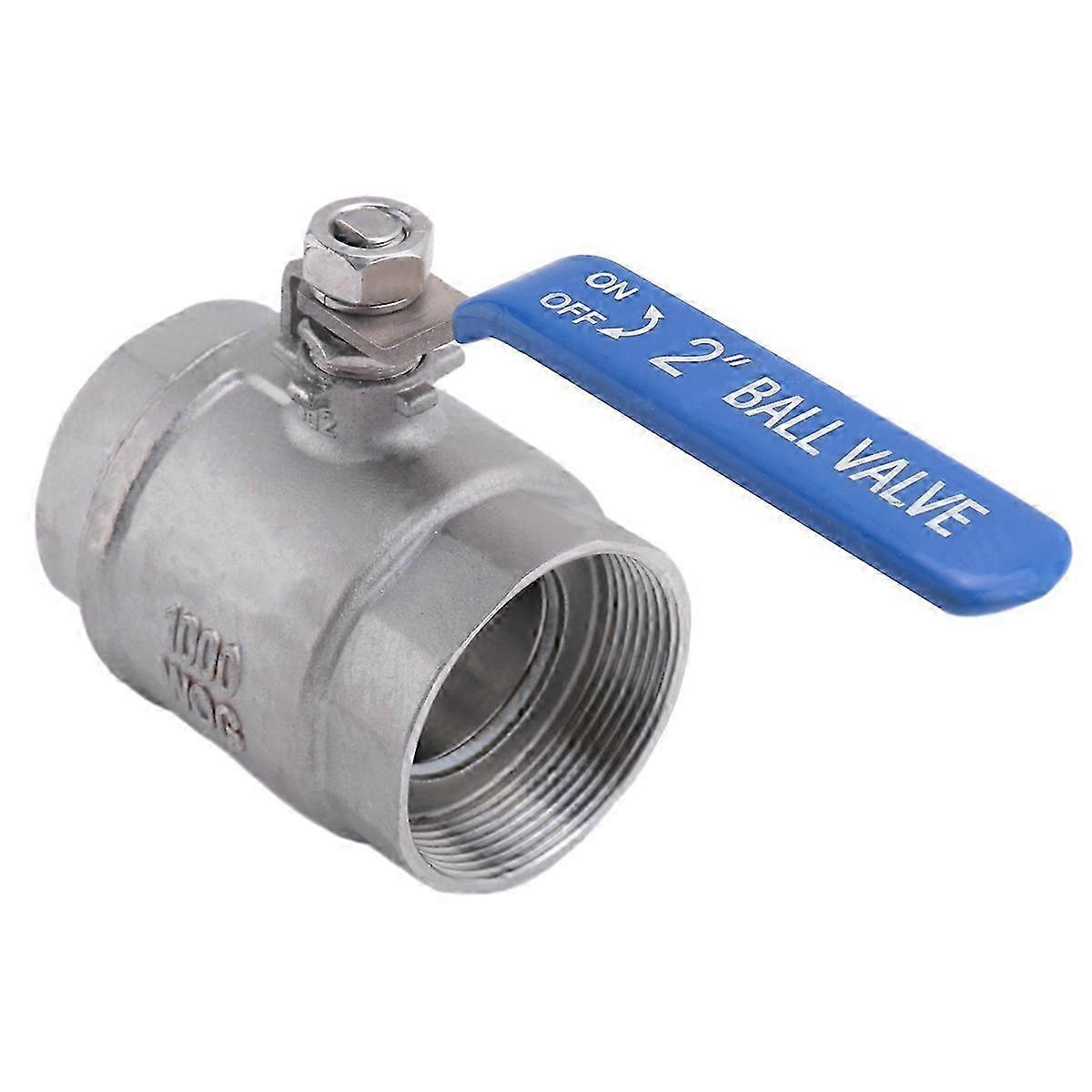 Dn50 Kugelhahn Aus Edelstahl 304, 2-zoll-innengewinde, 1000 Wog Druck, Hochleistungs-industriehahn