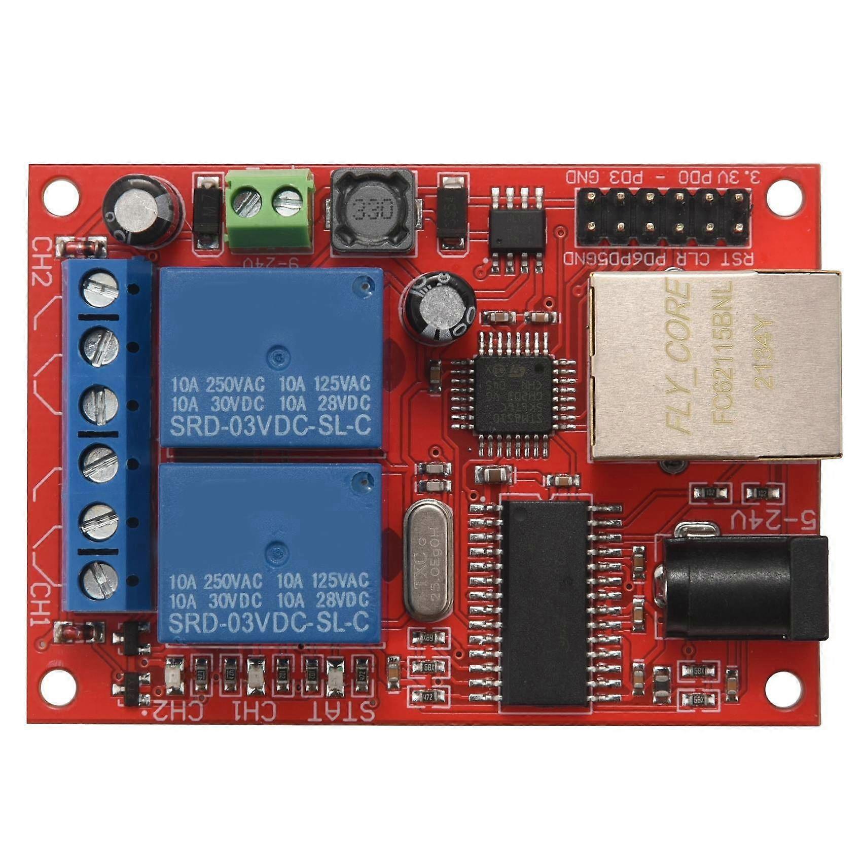 2-wege-ethernet-lan-switch, Udp-controller-modul Mit Integriertem Webserver