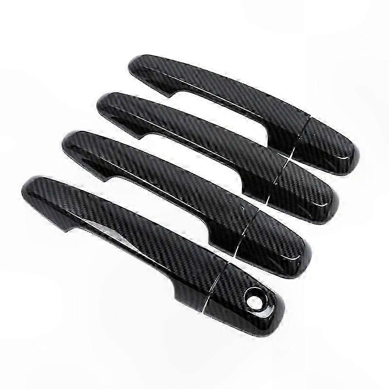 Türgriffblenden In Carbonfaser-optik Für Pickups (2015–2021), Schutzabdeckungsset, Matte Oberfläche, Einfache Montage, 4-teiliges Set