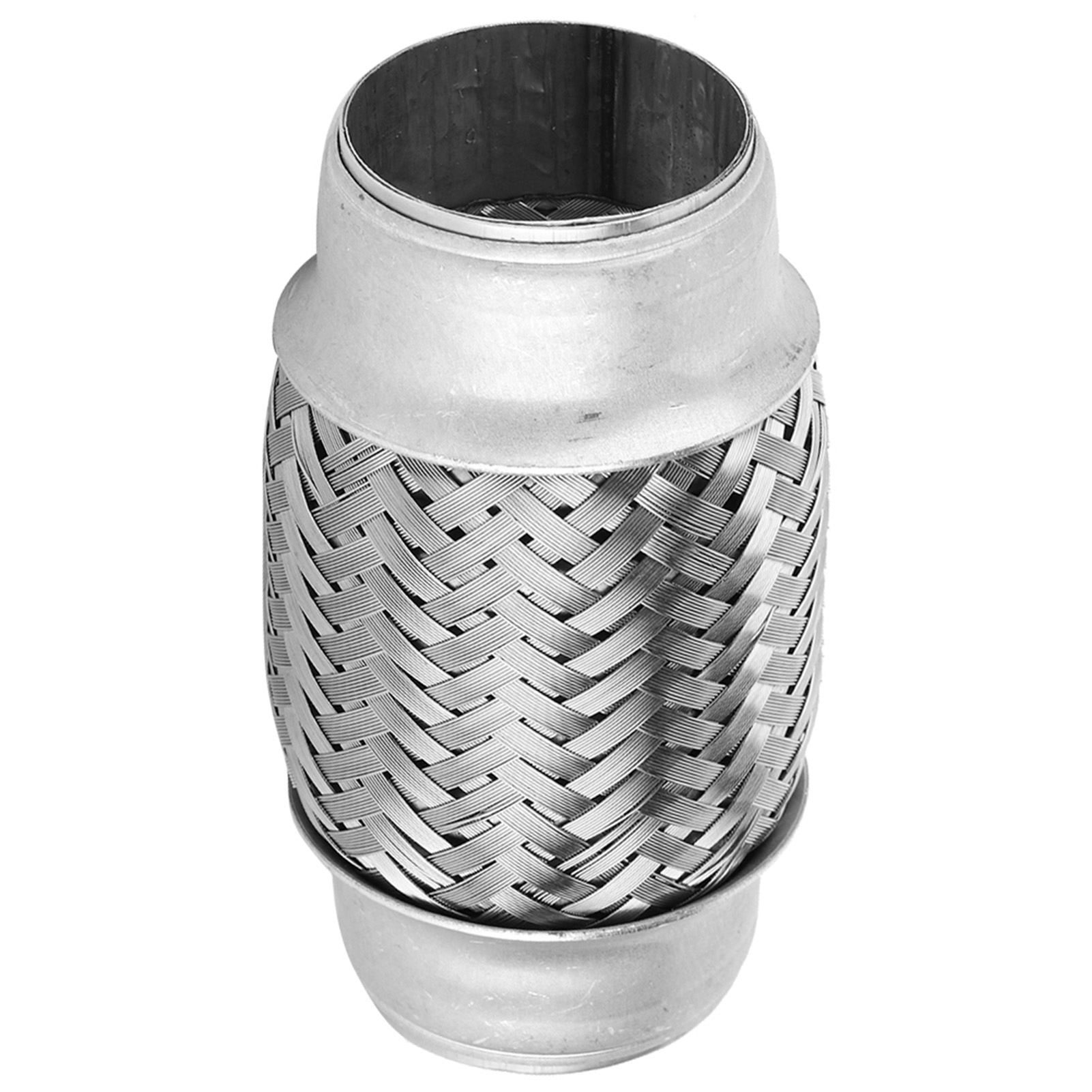 Doppelt Geflochtener, Flexibler Edelstahl-auspuffschlauchadapter 1,5" X 4