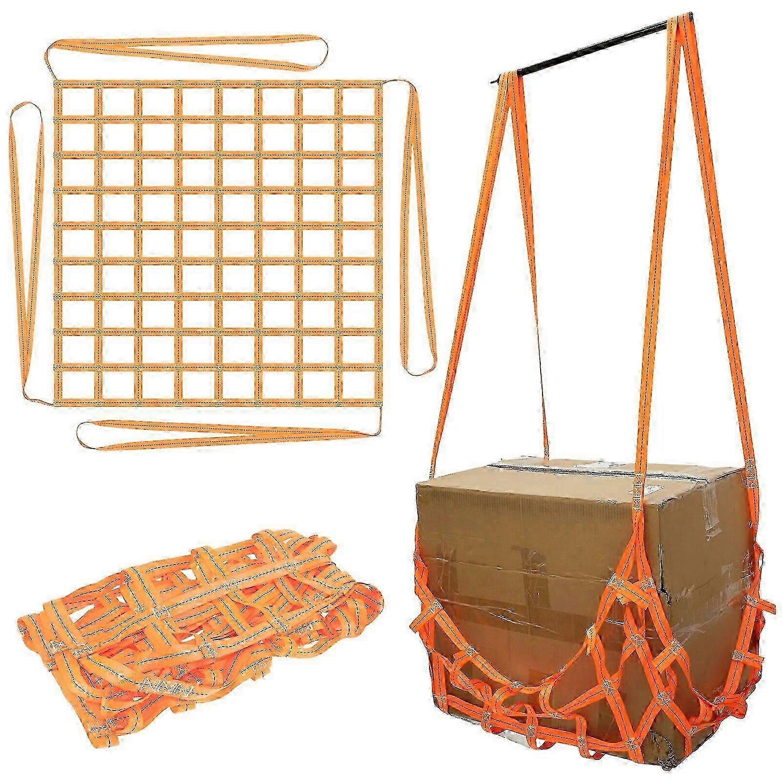 Hebenetz Aus Polyester, 300 Kg, 1 X 1 M Tragegurt Für Sicheres Verladen