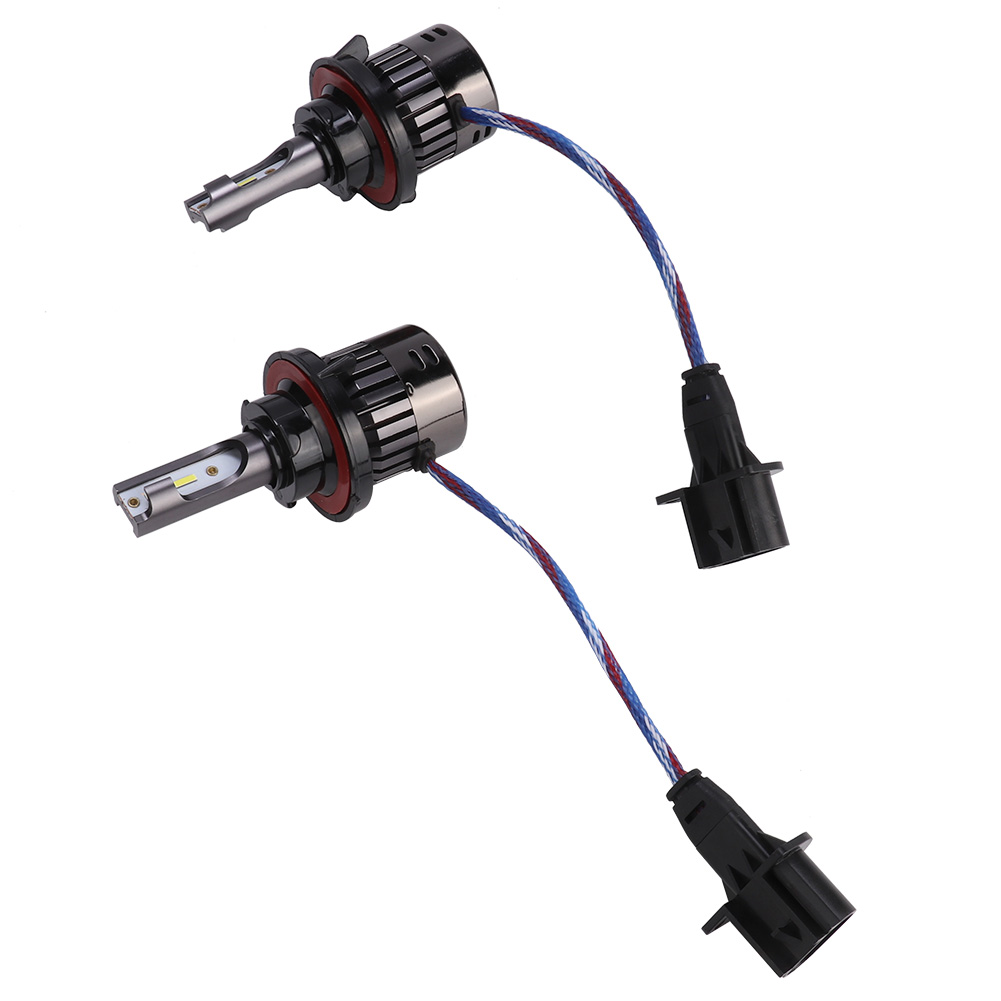 2 Stück H13 60w Weiße Led-autoscheinwerferlampen Mit Integriertem G21-treiber Und Superfokussiertem Licht