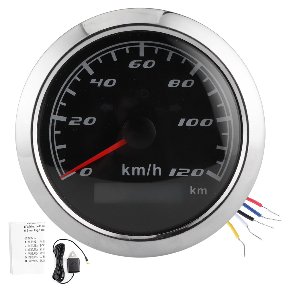 932v 3,3-zoll-gps-tachometer 120 Km/h Ip67 Wasserdicht Beschlagfrei Für Auto Motorrad