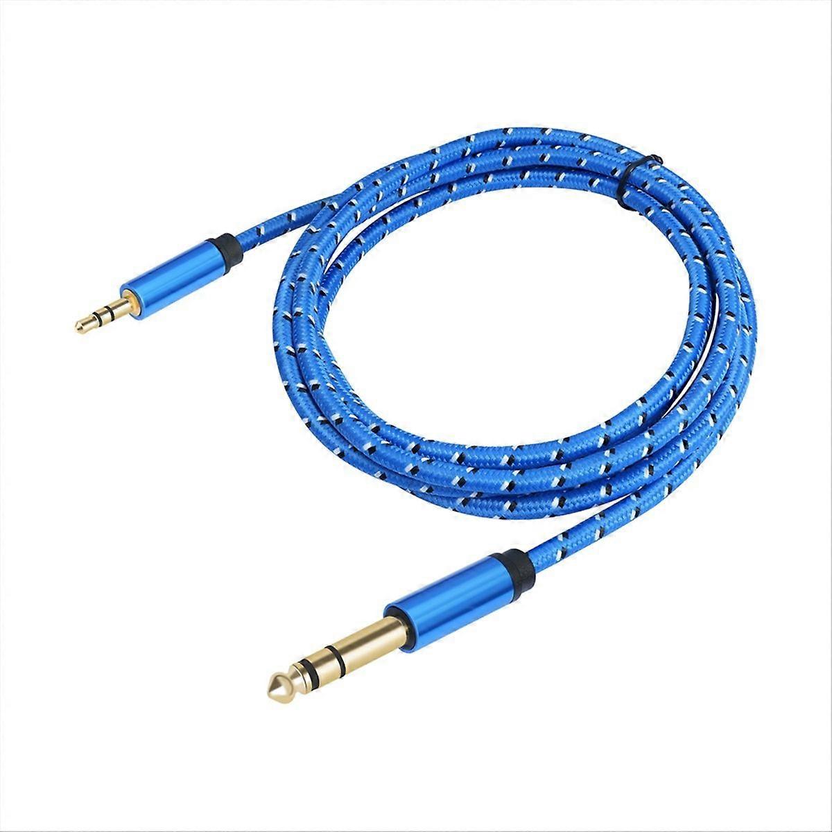 3,5-mm-auf-6,35-mm-adapterkabel Für Mischpult/verstärker, 3 Meter, Stereo-klinkenstecker, Professioneller Audioanschluss, Hochwertiges Kabel Für Studio Und Bühne