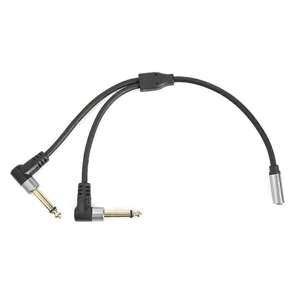 1/8 Zoll Buchse Auf 1/4 Zoll Stecker Y-adapter, Dual-audio-splitterkabel, Stereo-klinkenstecker, Kompatibel Mit Kopfhörern Und Verstärkern, Flexible Länge, Steckerkonverter, Hi-fi-zubehör.