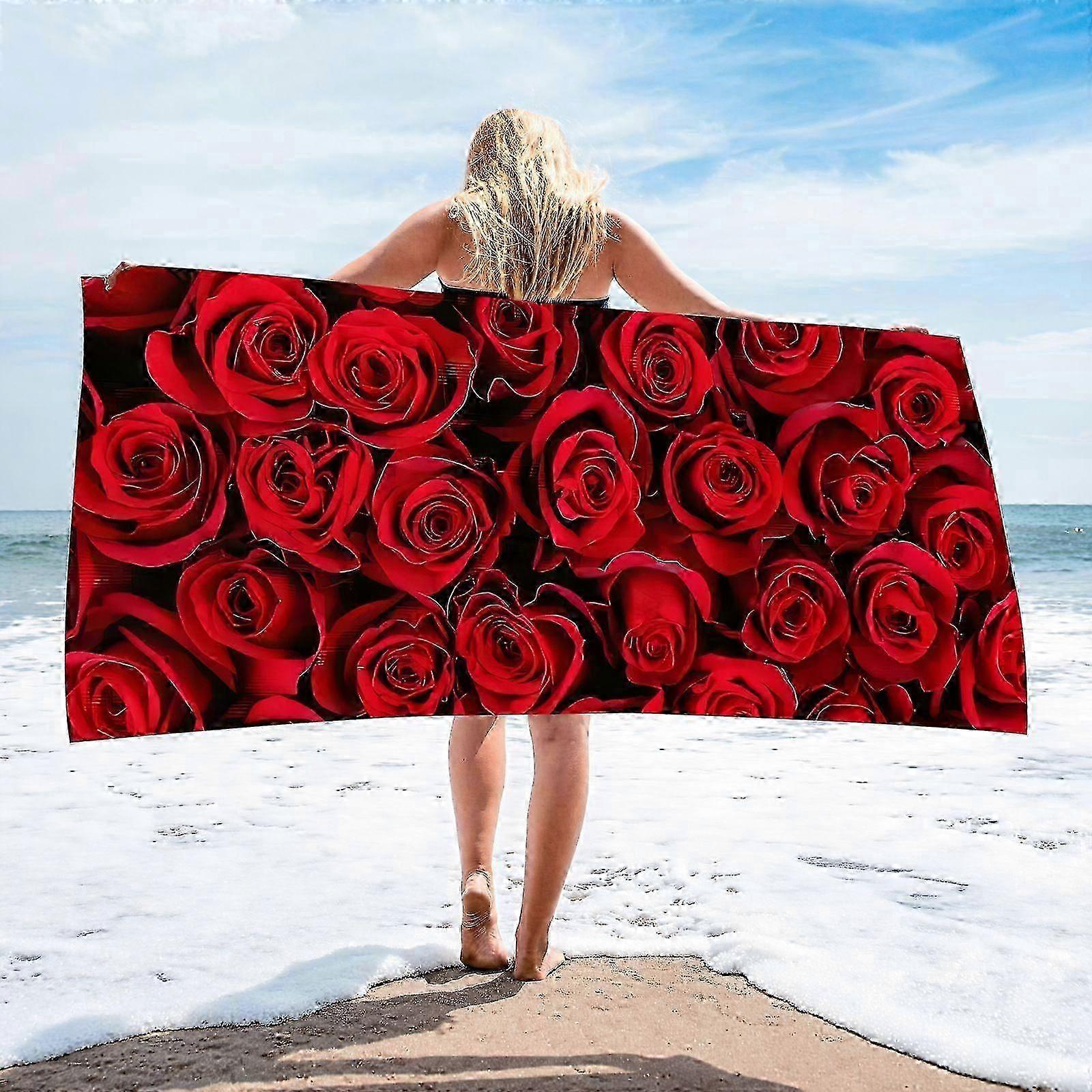 Mikrofaser-reisehandtuch Für Damen – Leicht, Schnelltrocknend Und Hoch Saugfähig, Ideal Für Strand, Schwimmen, Urlaub Und Outdoor-aktivitäten