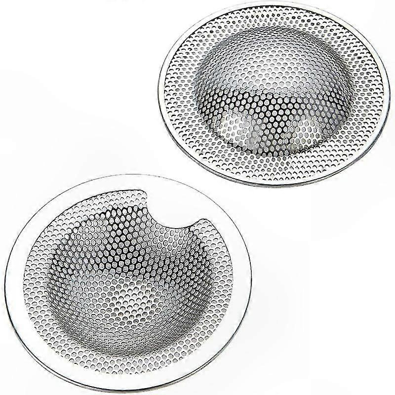 2er-set Edelstahl-spülbeckensiebe Für Küche, Bad Und Dusche – Universalfilter, 3 Größen Erhältlich, Modell Klein (s)